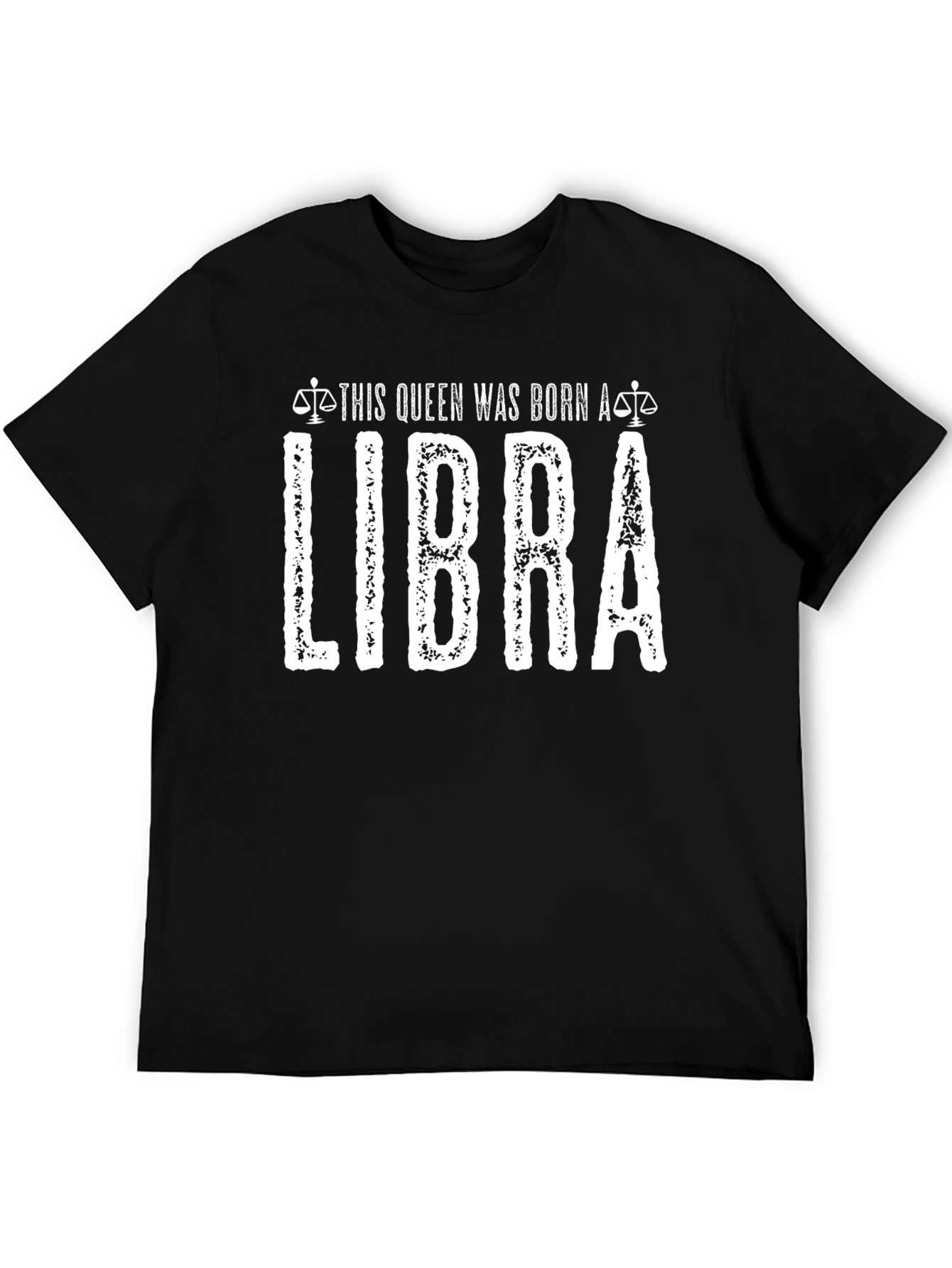 Libra Queen Graphic Tee - Zodiac Birthday Gift