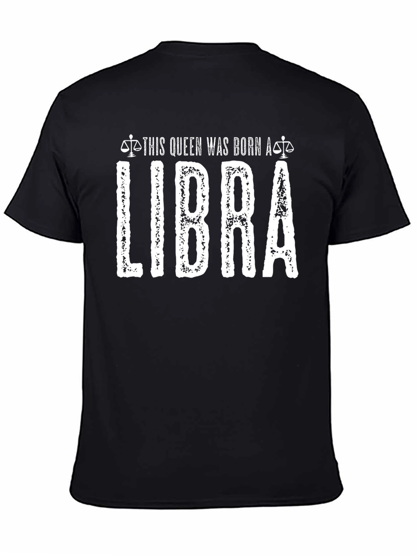 Libra Queen Graphic Tee - Zodiac Birthday Gift