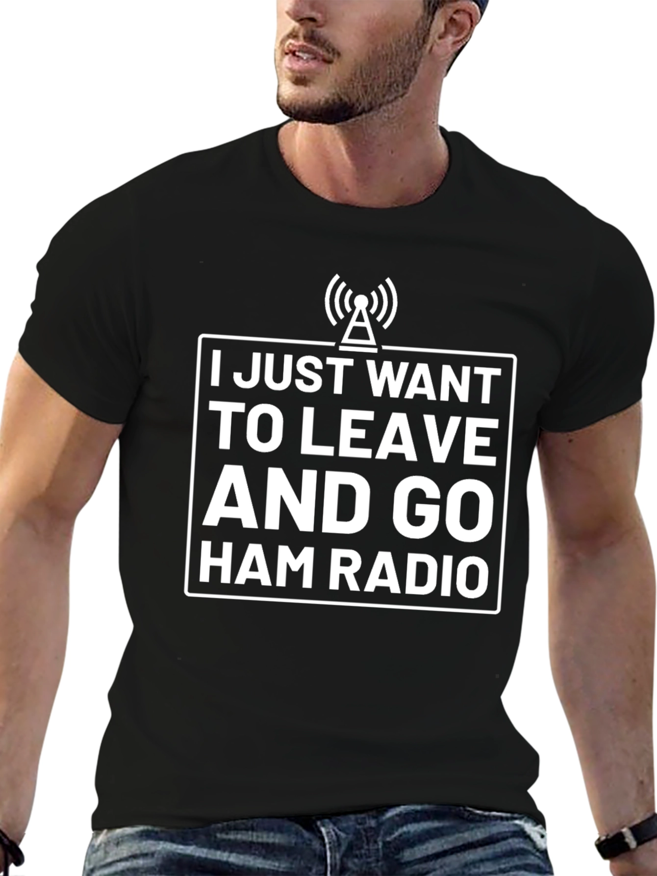 Ham Radio T-Shirt - Leave & Go Amateur Radio