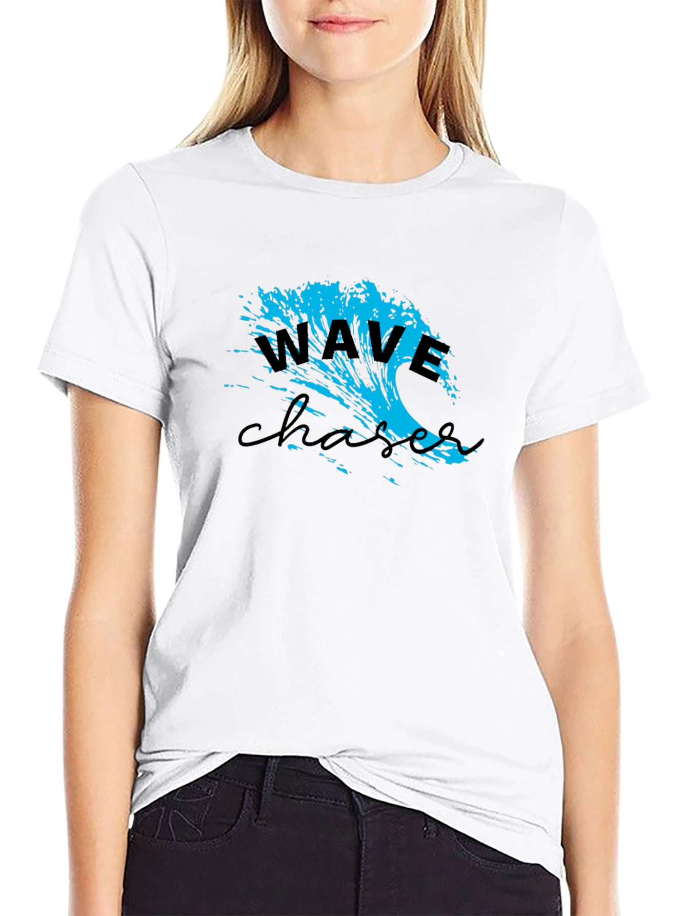 Wave Chaser Graphic Tee - Black
