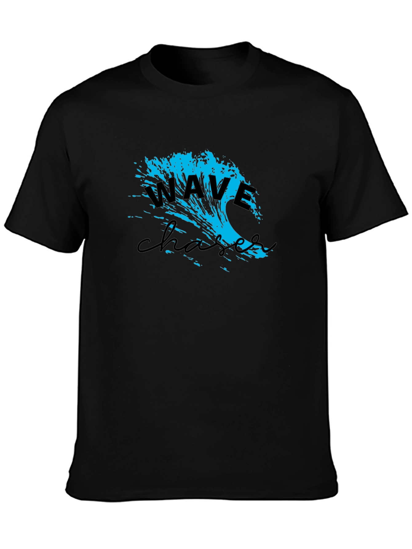 Wave Chaser Graphic Tee - Black