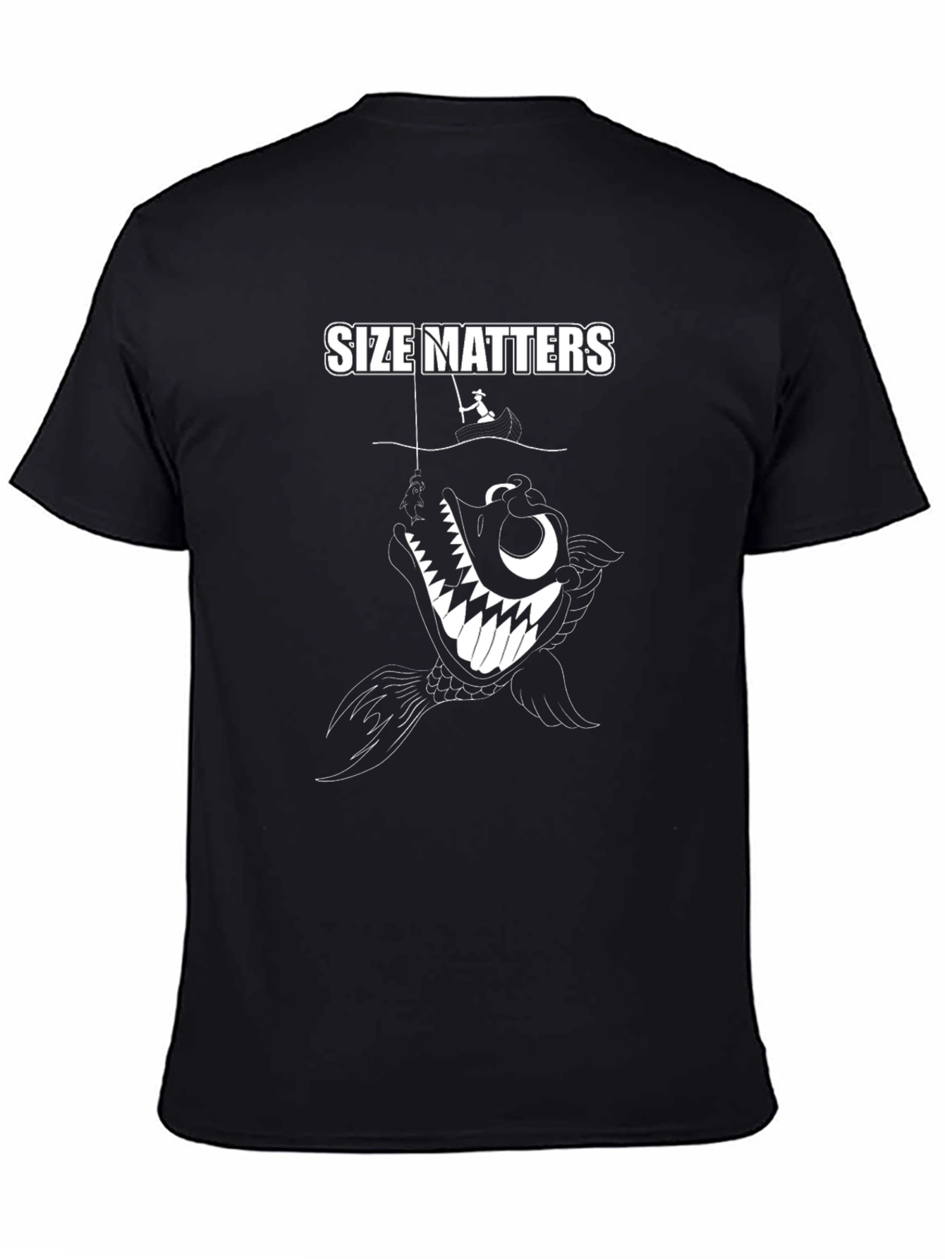 Size Matters Fishing Graphic Tee