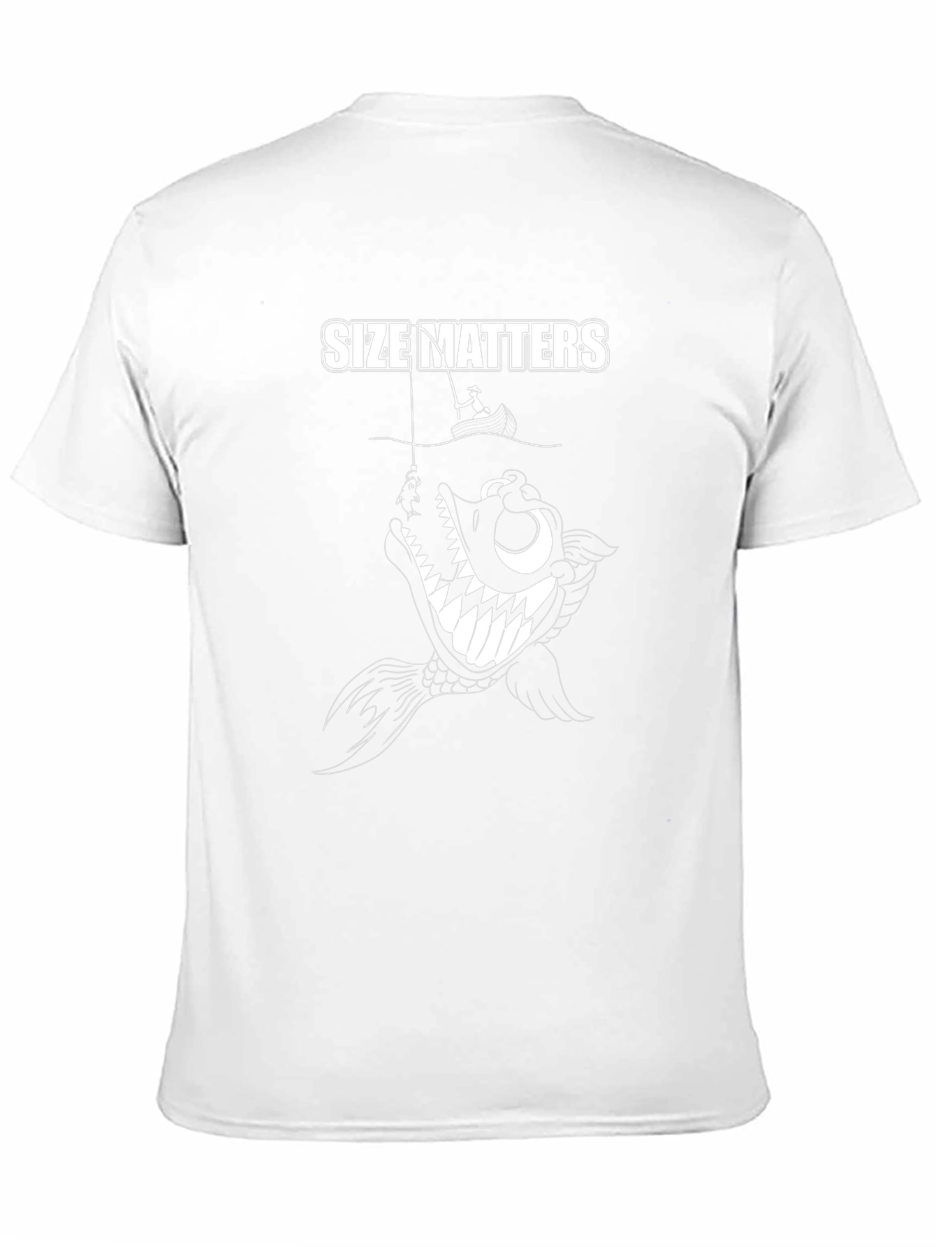 Size Matters Fishing Graphic Tee