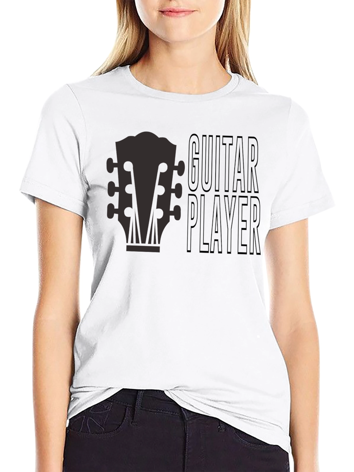 Guitar Player Graphic Tee - Musicians T-Shirt