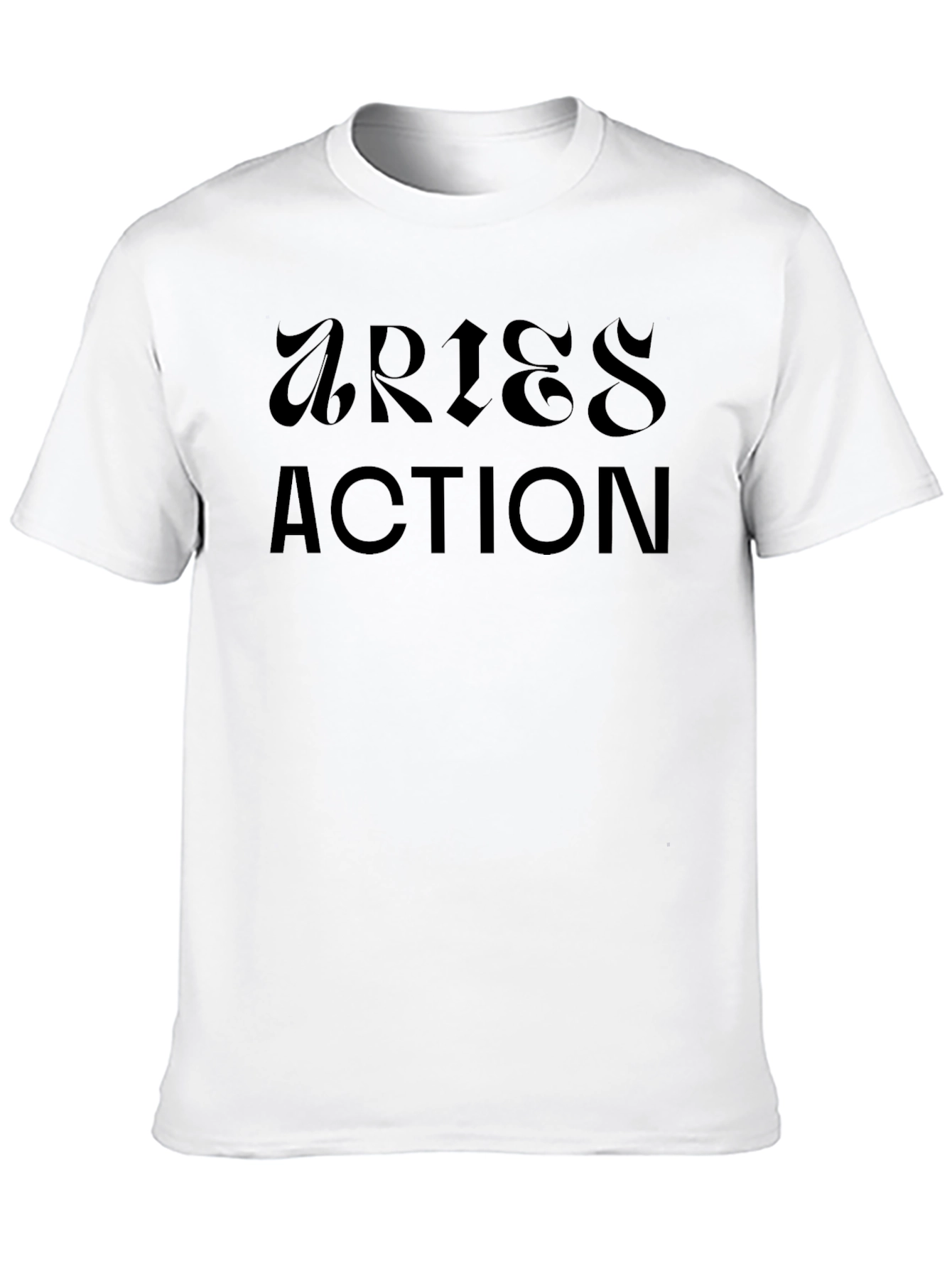 Aries Action Black T-Shirt
