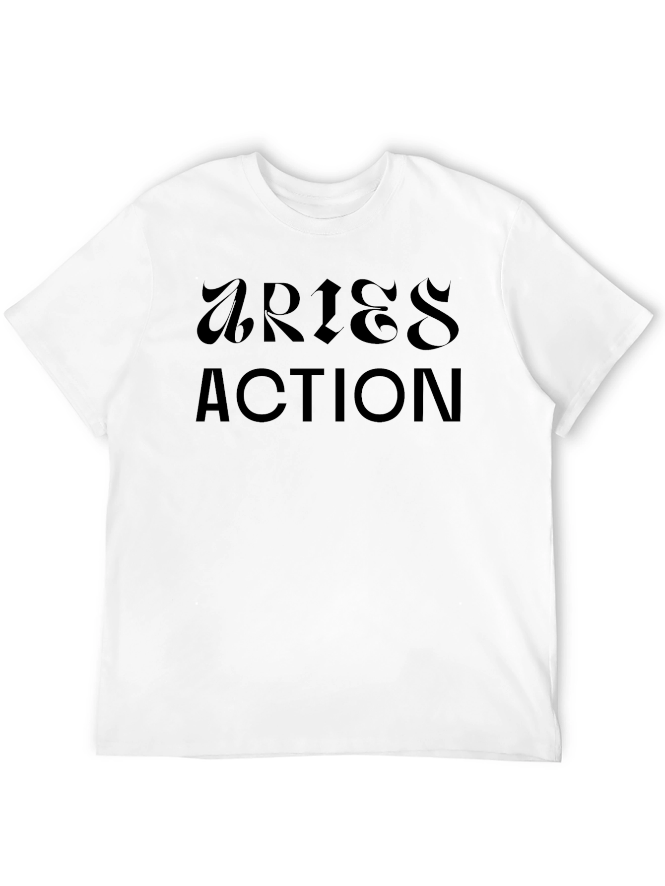Aries Action Black T-Shirt