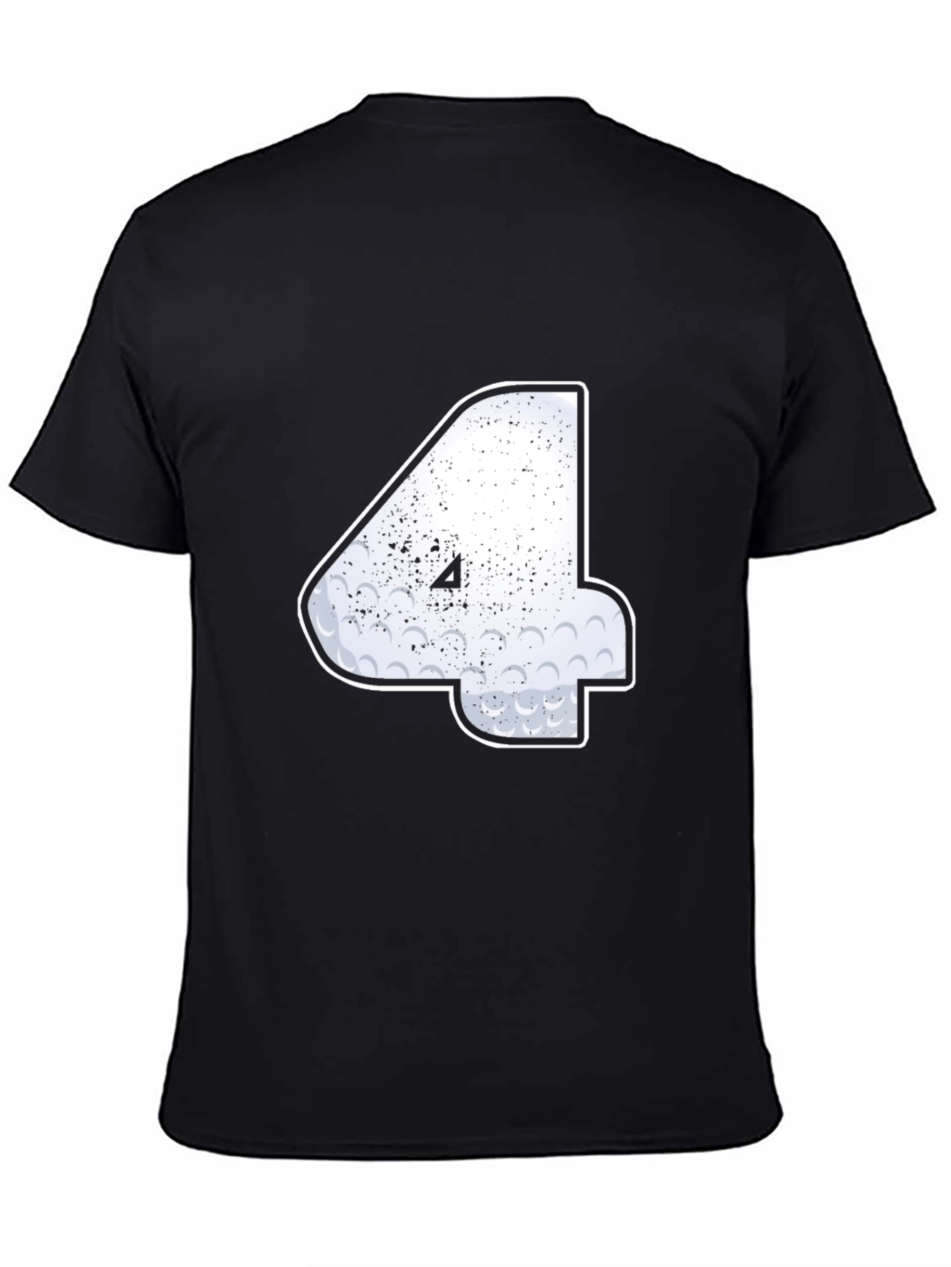Golf Ball Number 4 T-Shirt - Unique Golfer Tee