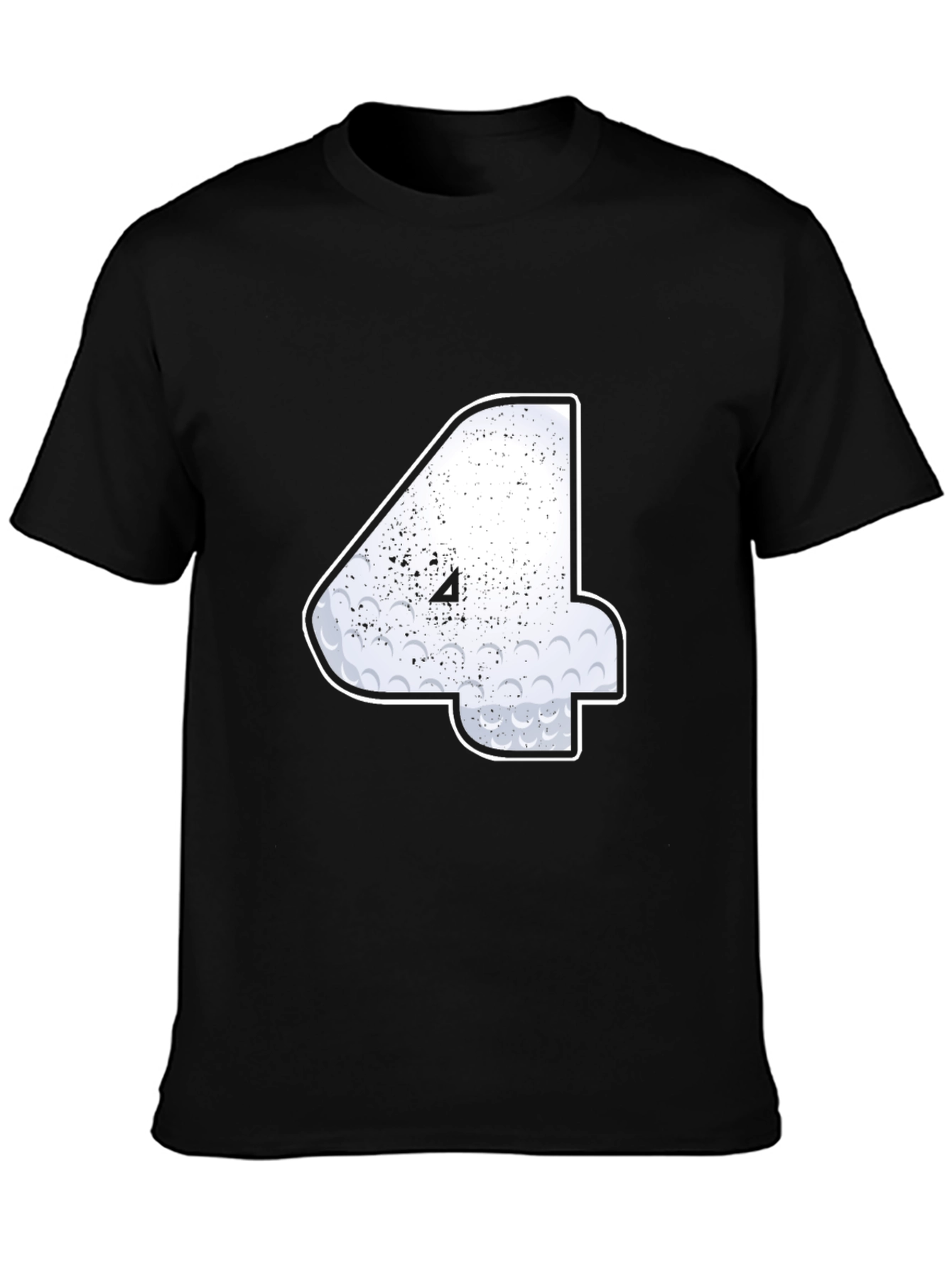 Golf Ball Number 4 T-Shirt - Unique Golfer Tee
