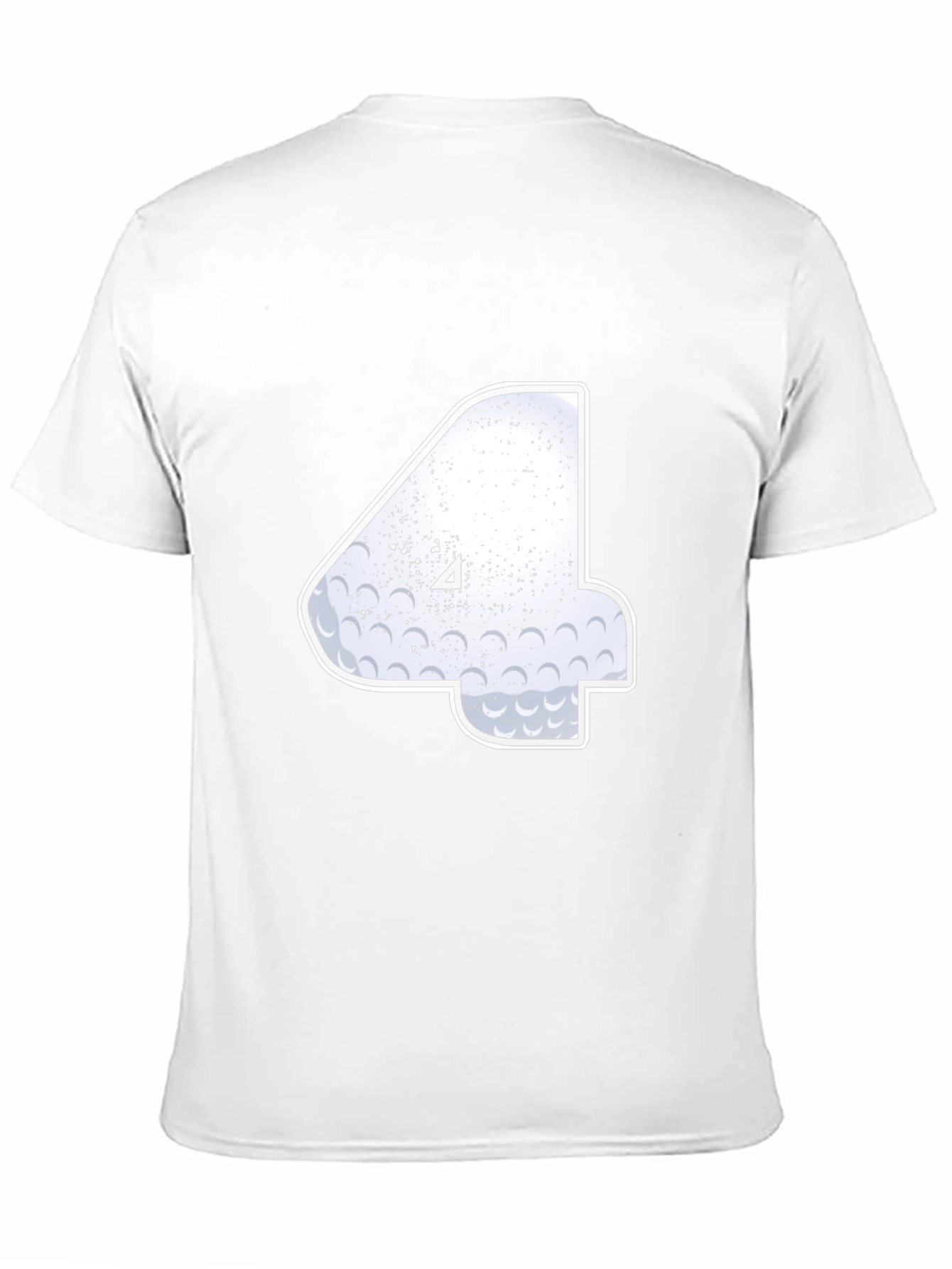 Golf Ball Number 4 T-Shirt - Unique Golfer Tee