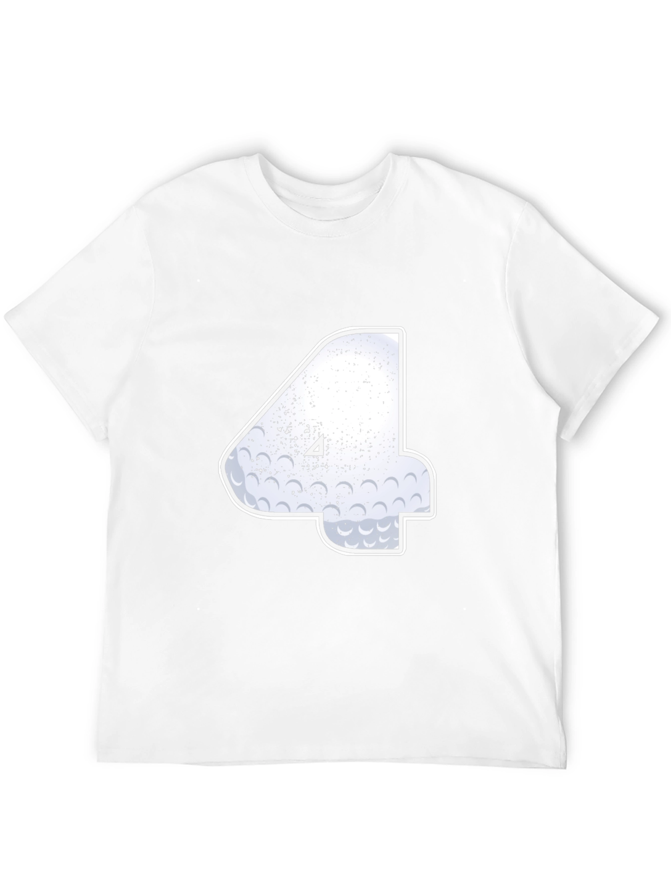 Golf Ball Number 4 T-Shirt - Unique Golfer Tee