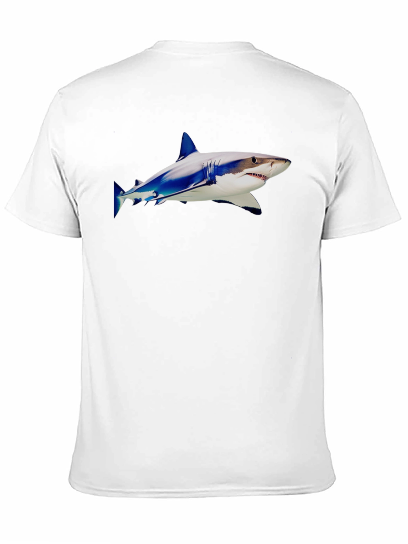Shark Graphic Tee - Black Cotton Blend