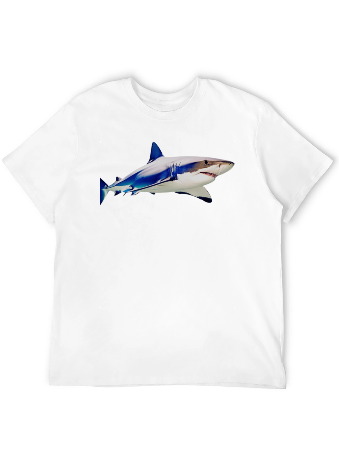 Shark Graphic Tee - Black Cotton Blend