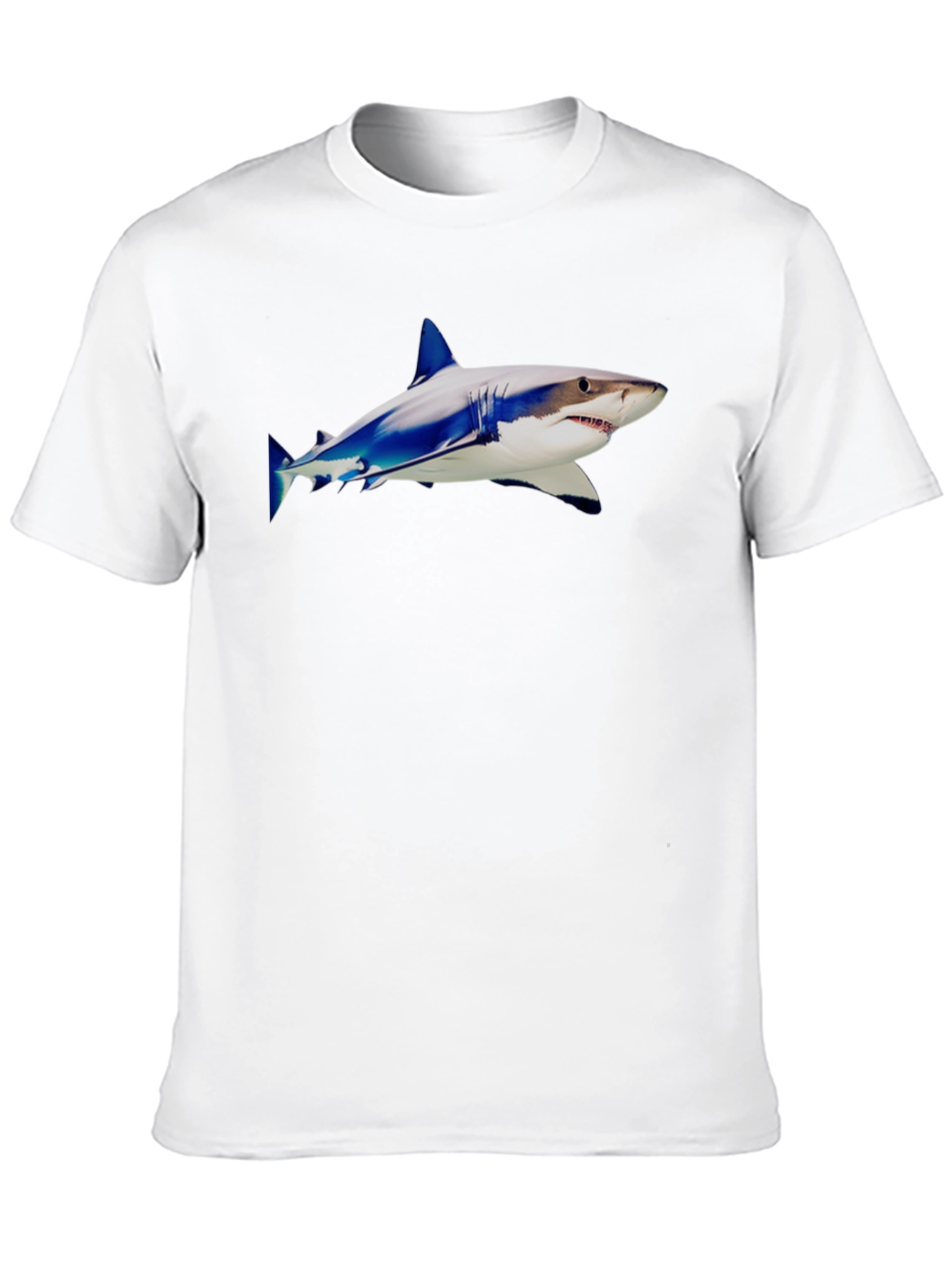 Shark Graphic Tee - Black Cotton Blend