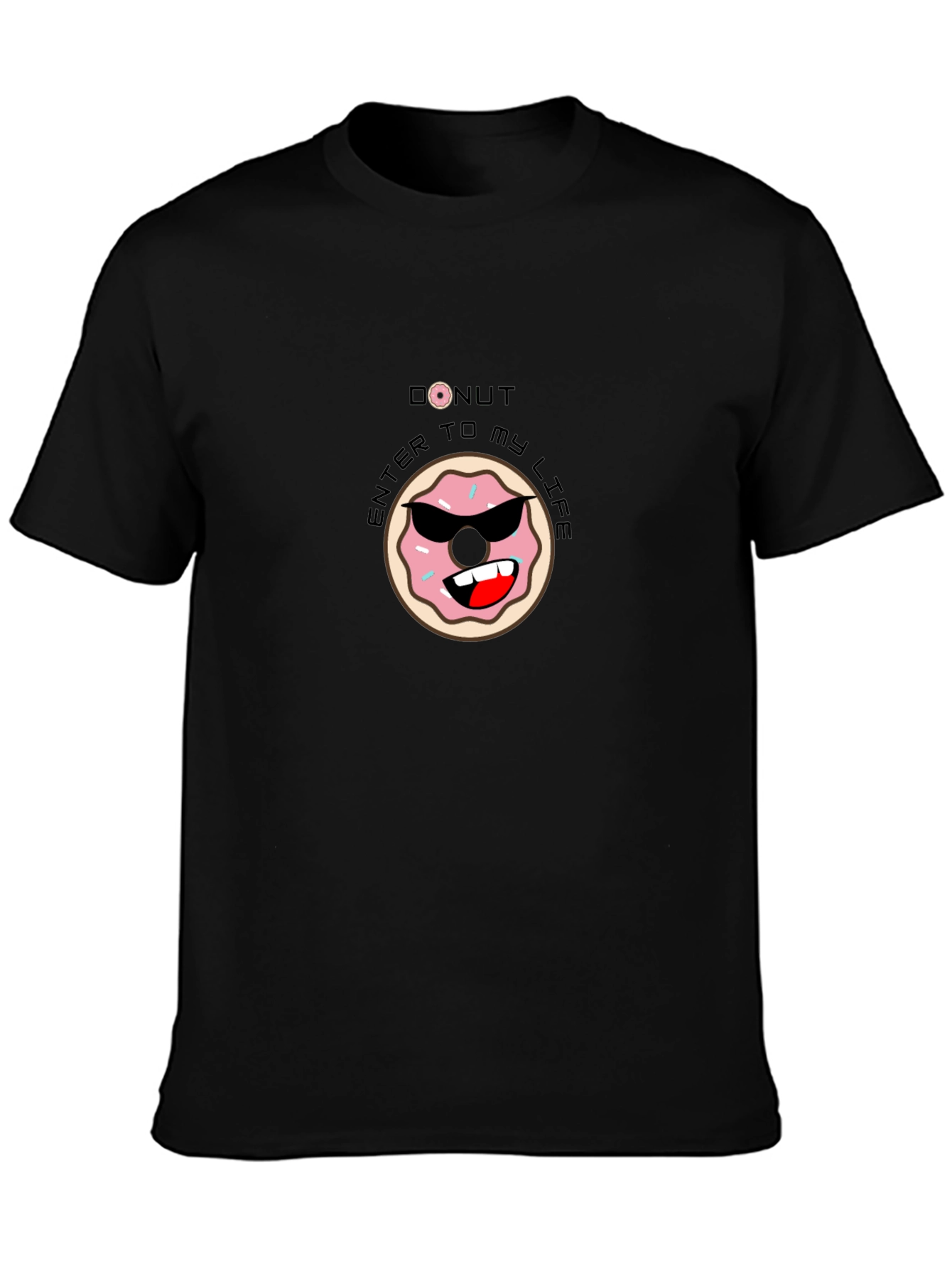 Cool Donut Graphic T-Shirt