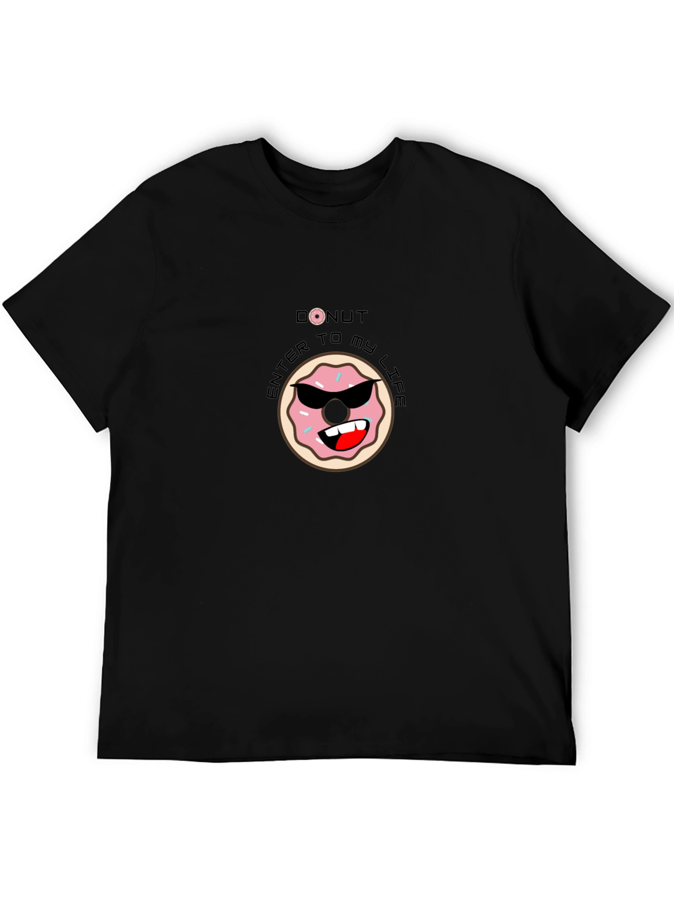 Cool Donut Graphic T-Shirt