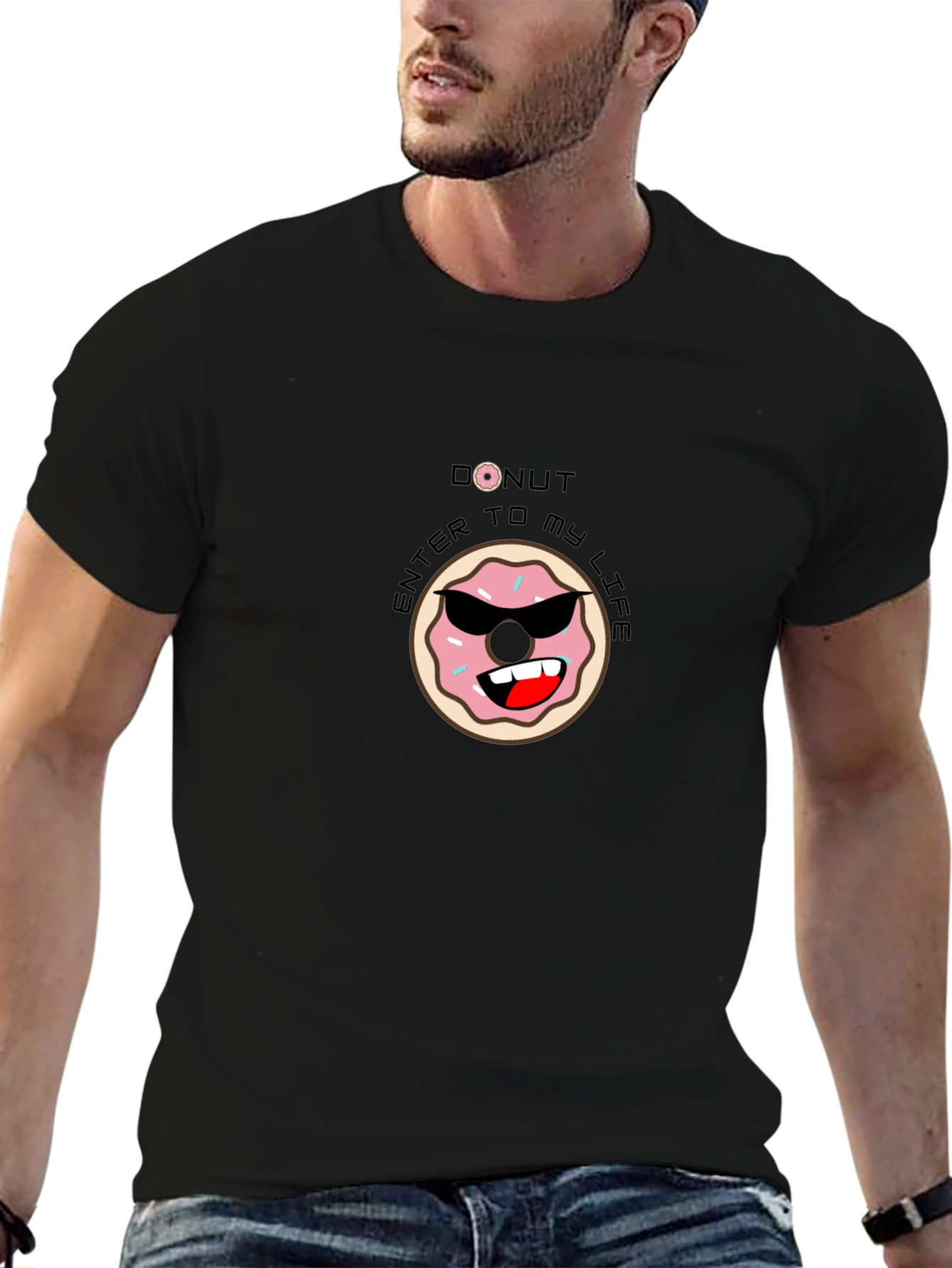 Cool Donut Graphic T-Shirt