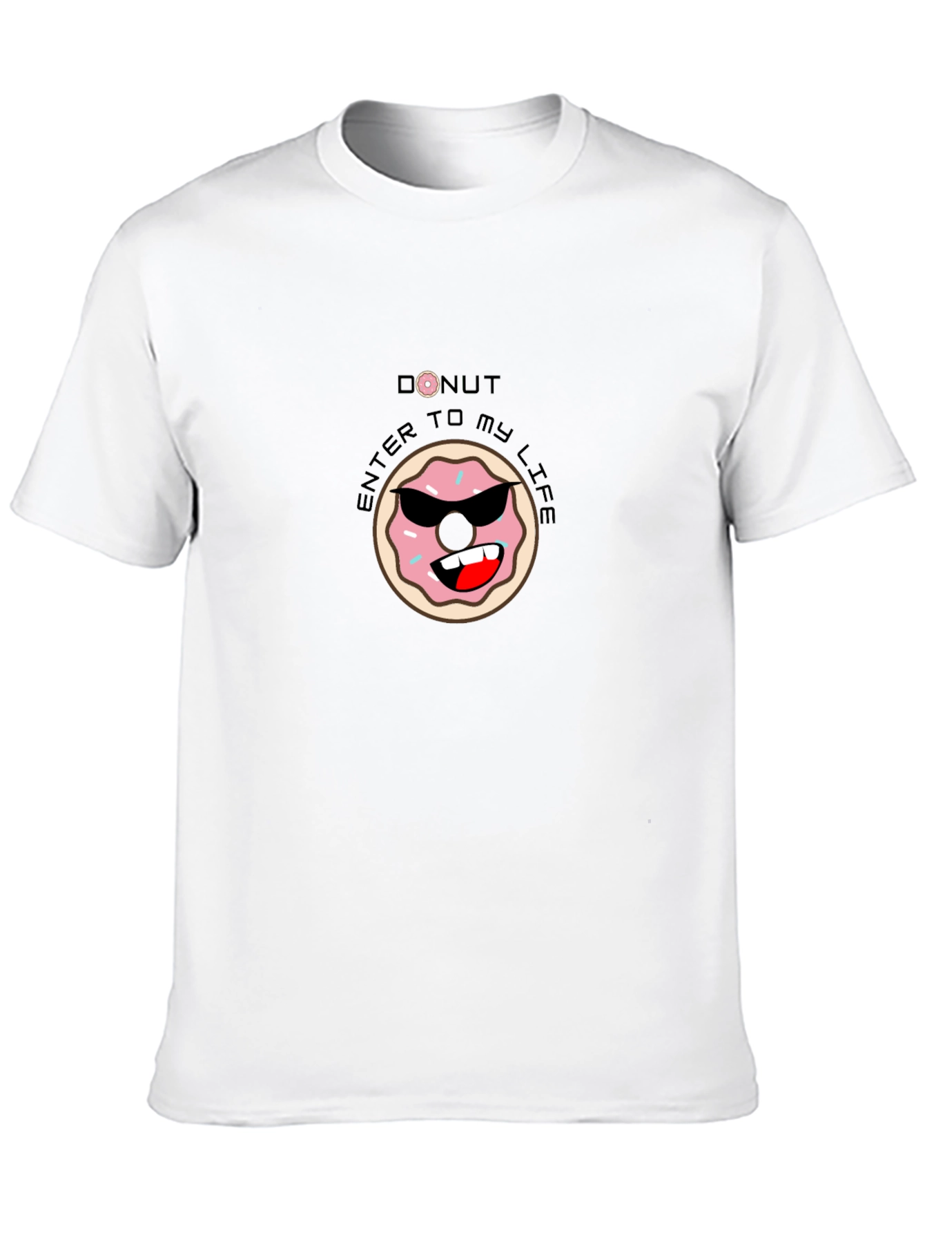 Cool Donut Graphic T-Shirt