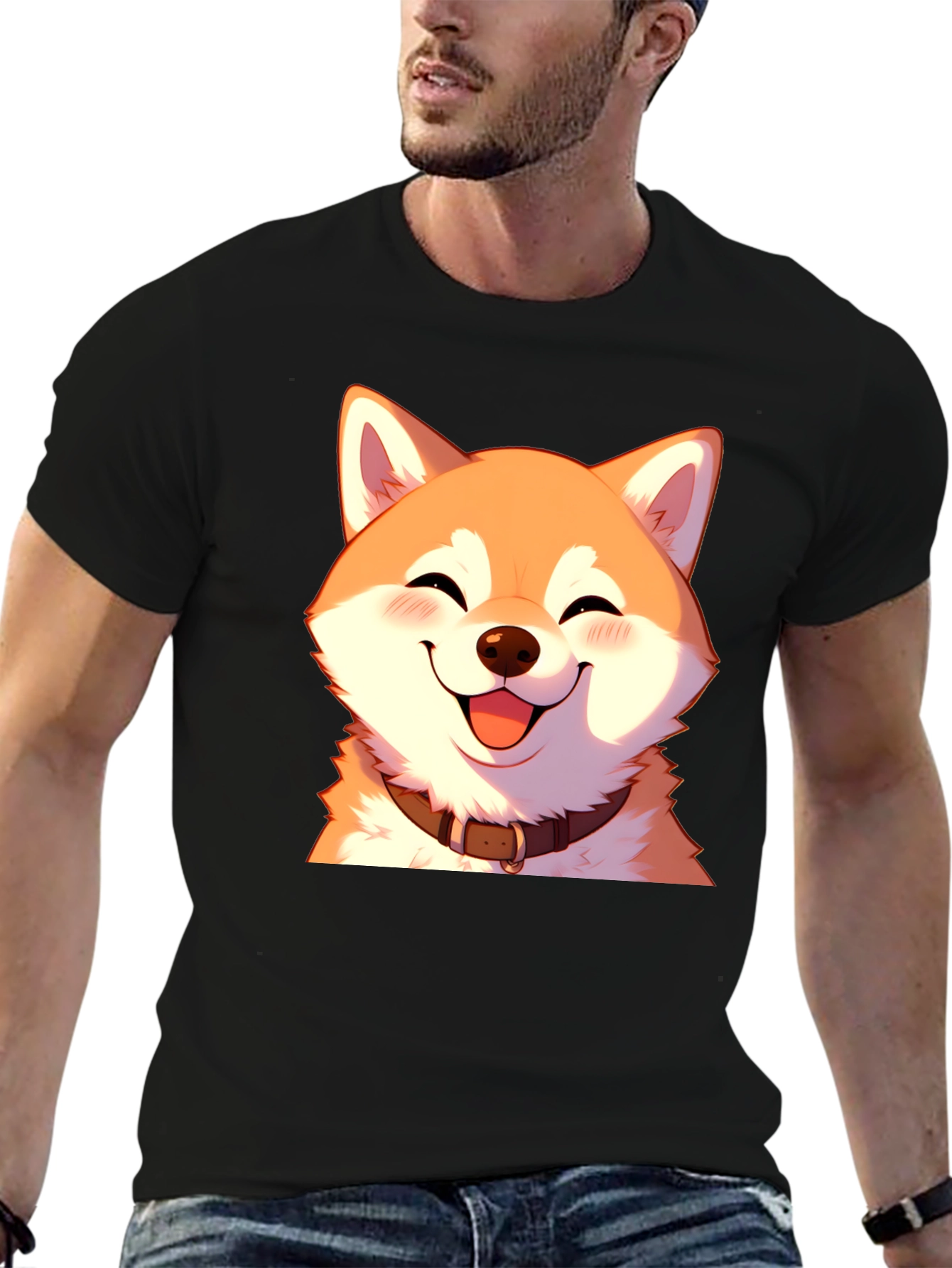 Shiba Inu T-Shirt - Dog Cartoon Graphic Tee