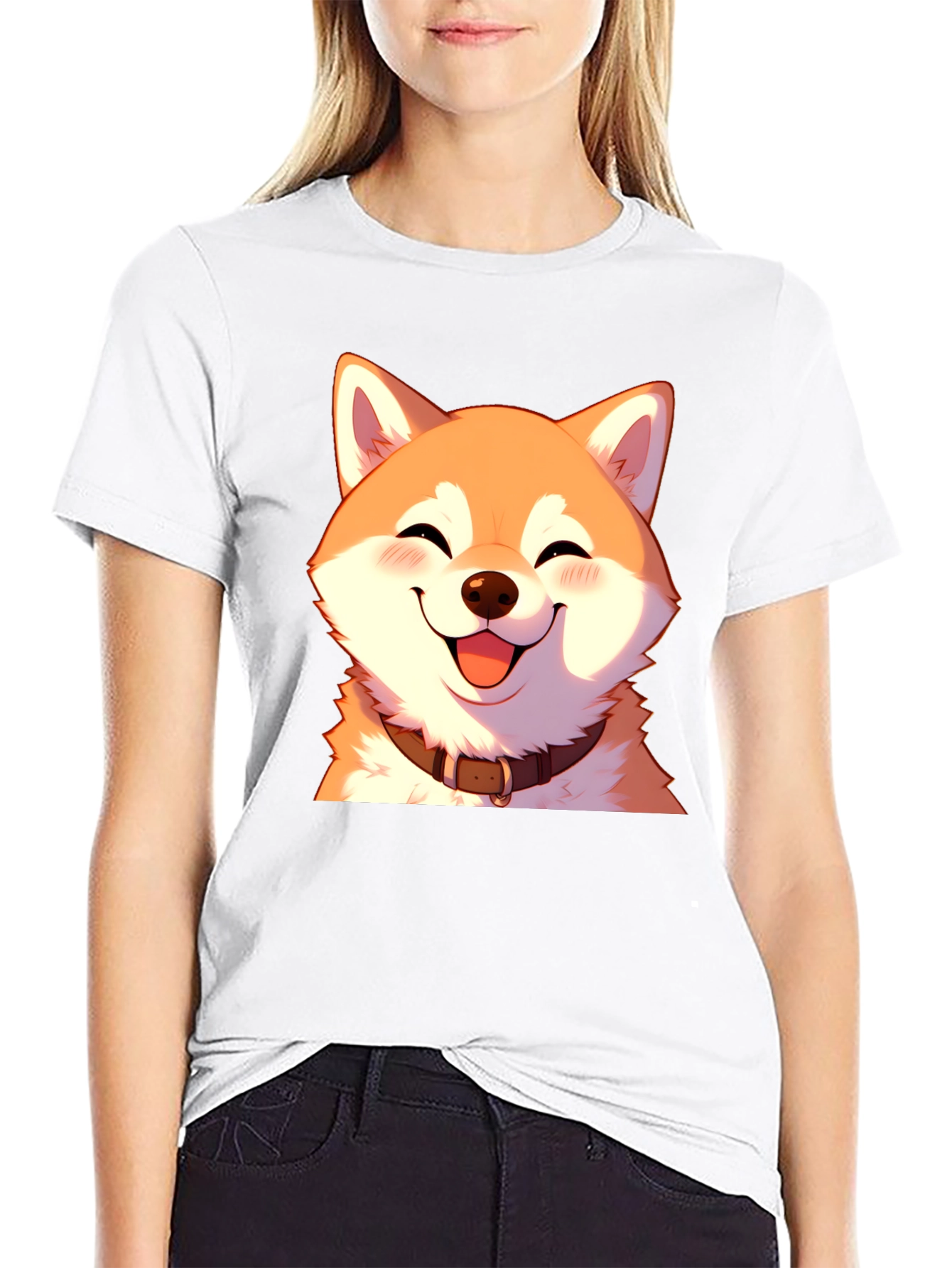 Shiba Inu T-Shirt - Dog Cartoon Graphic Tee
