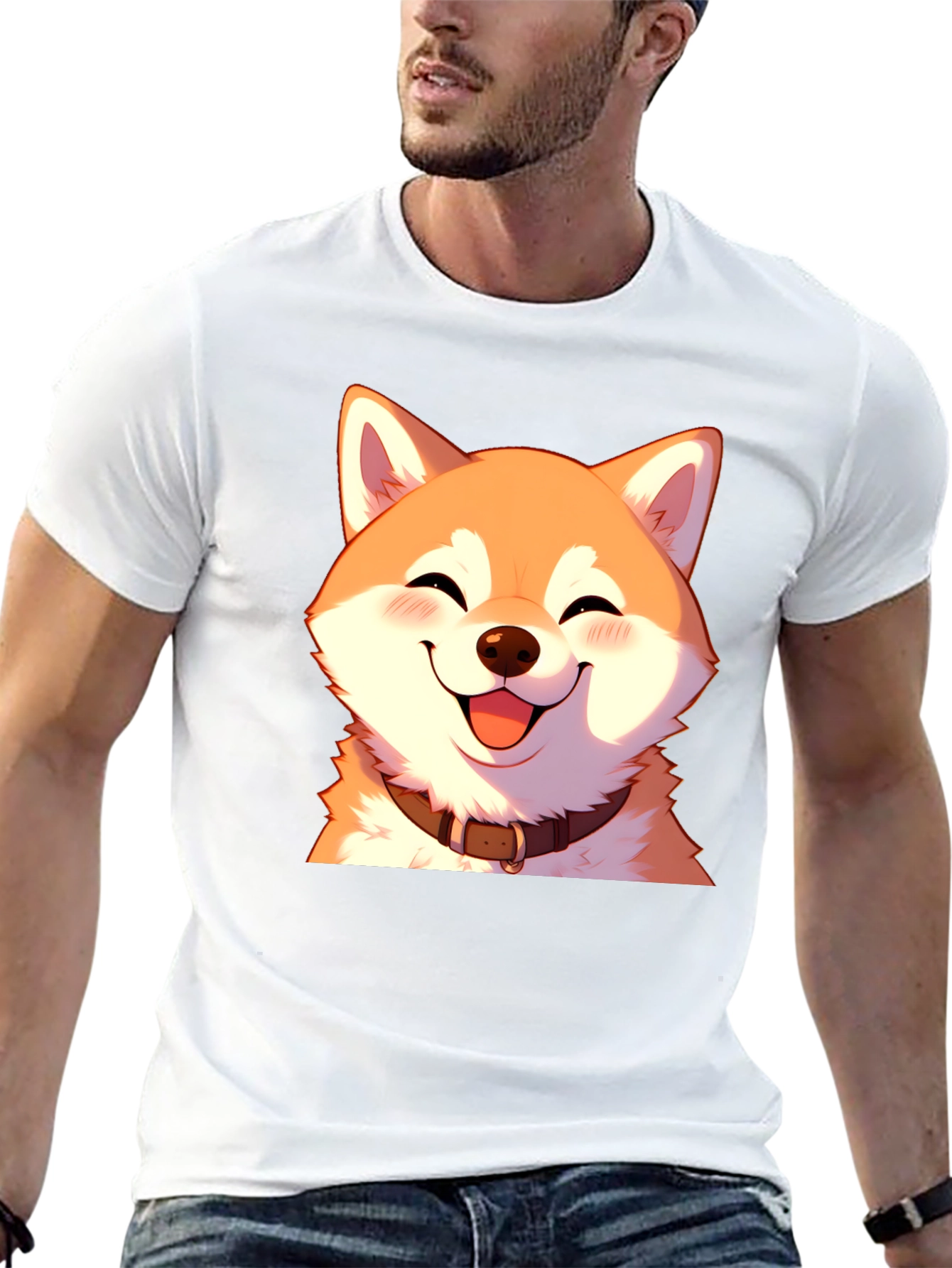 Shiba Inu T-Shirt - Dog Cartoon Graphic Tee