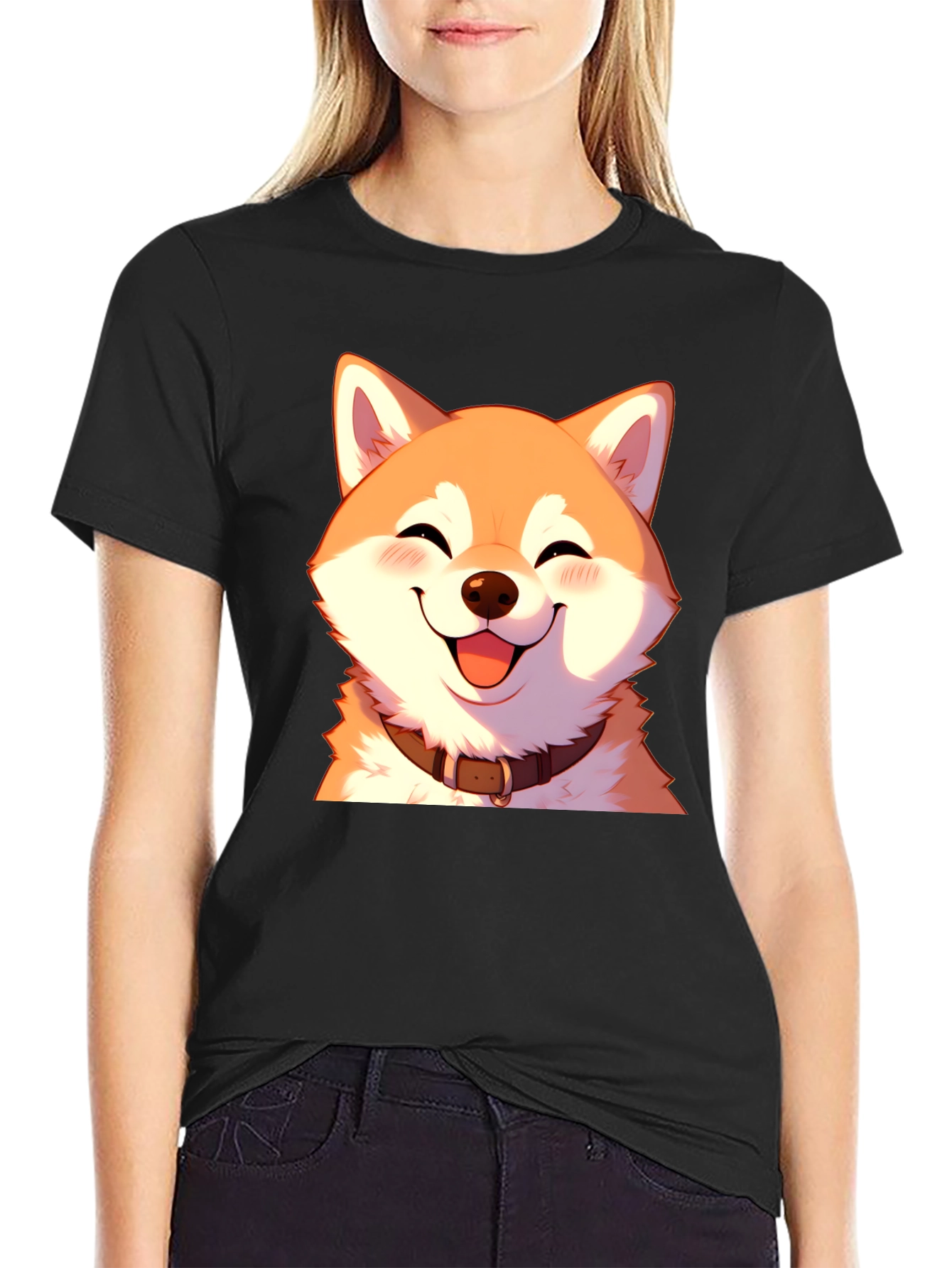 Shiba Inu T-Shirt - Dog Cartoon Graphic Tee
