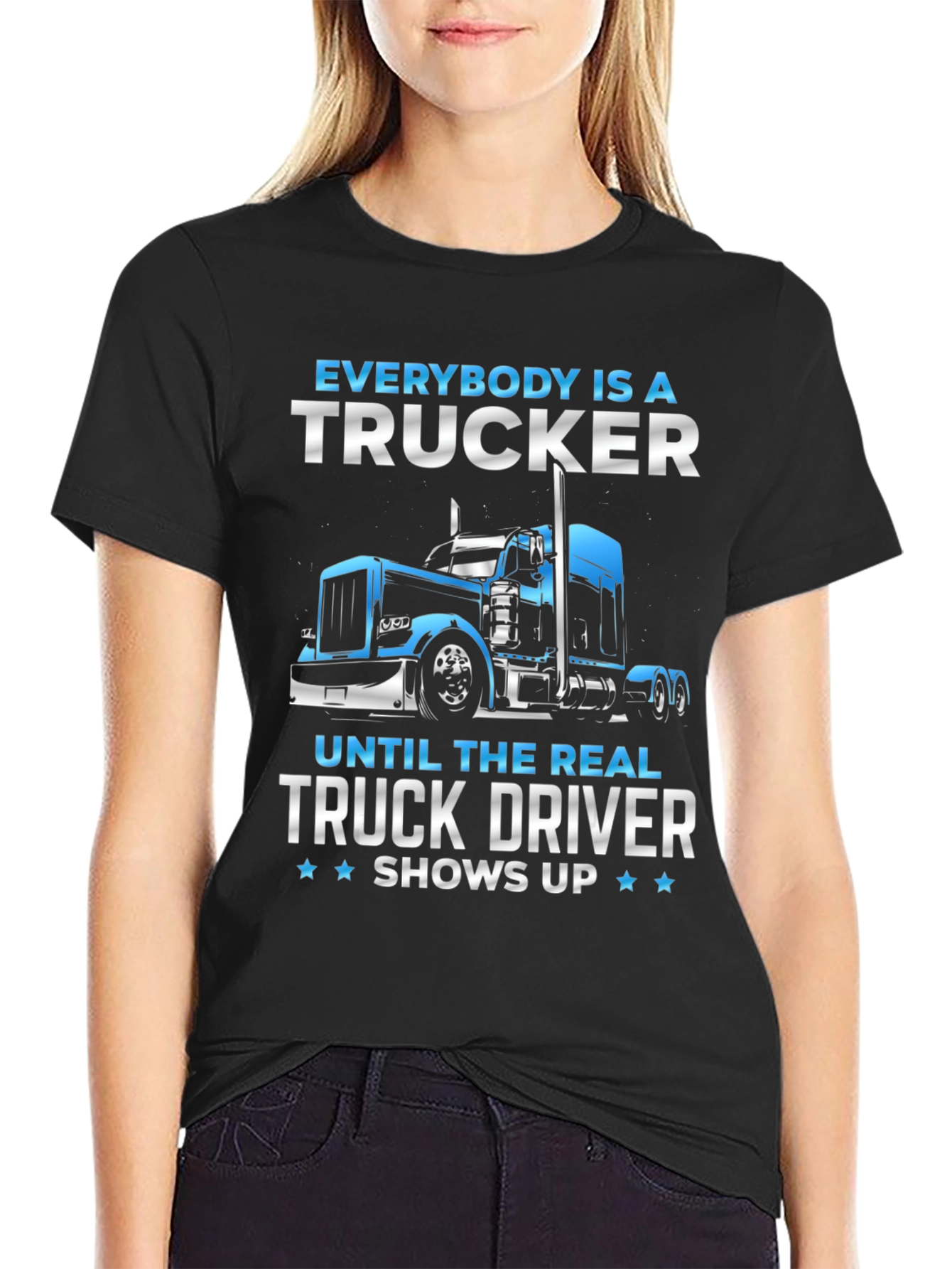 Trucker T-Shirt: Real Truck Driver Design