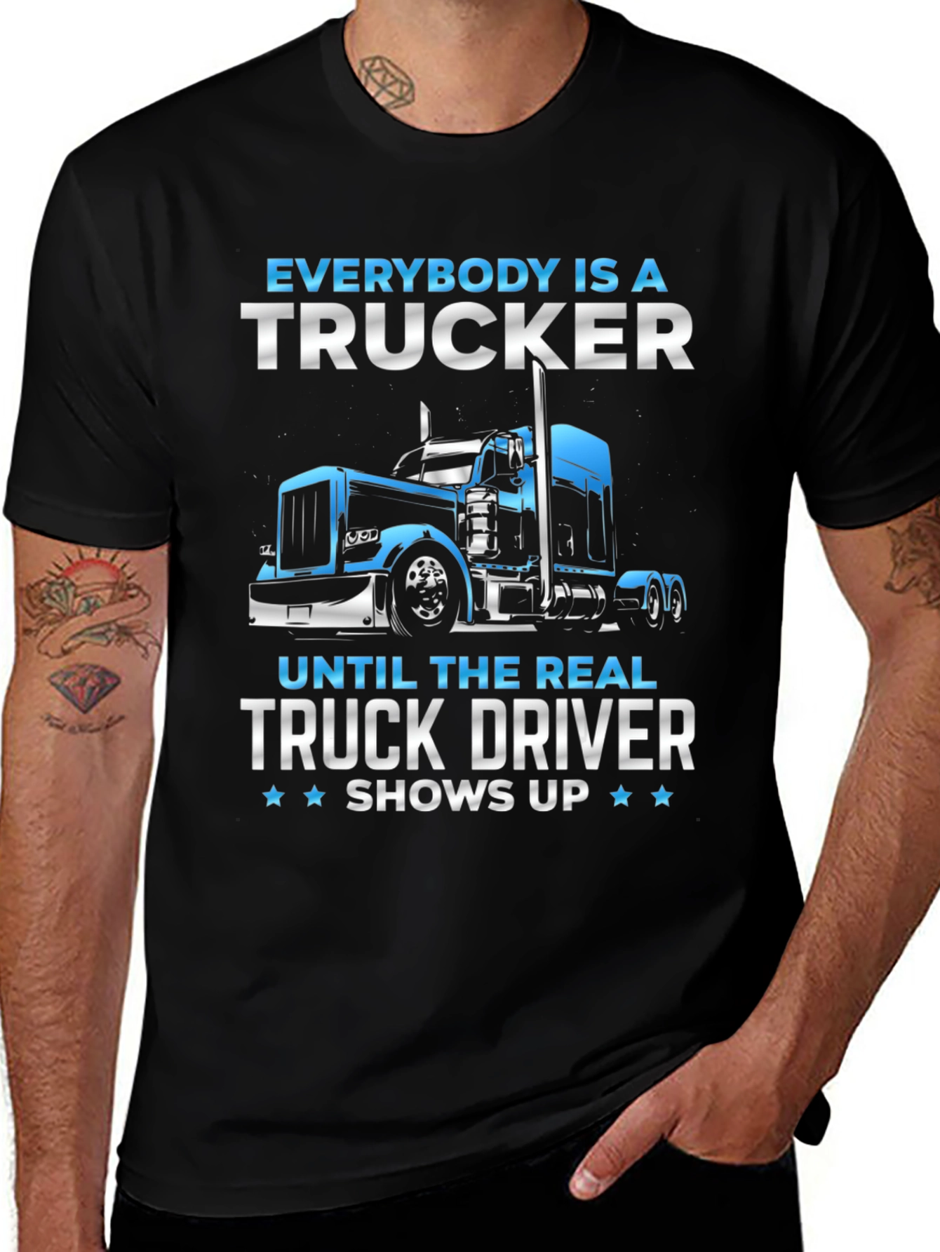 Trucker T-Shirt: Real Truck Driver Design