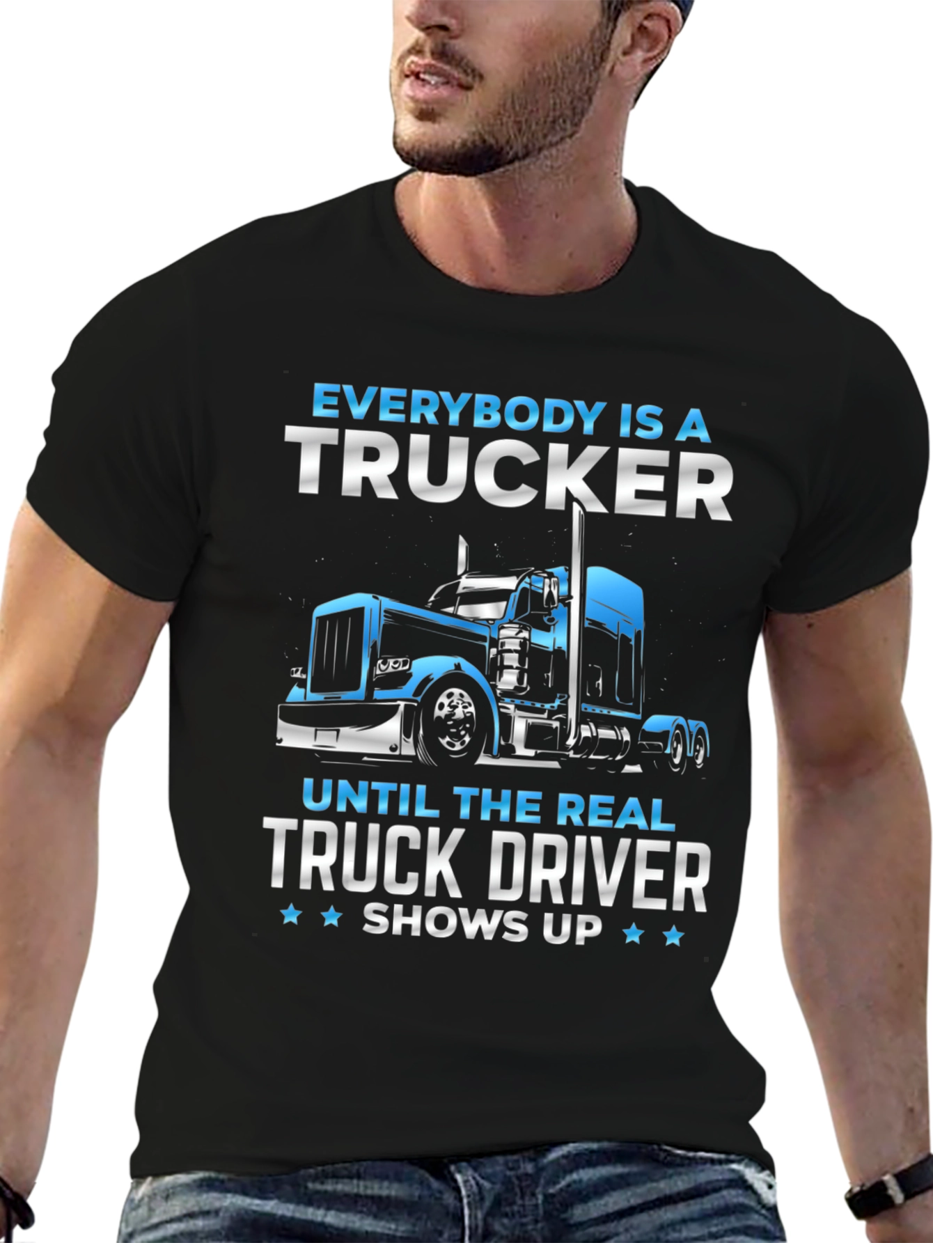 Trucker T-Shirt: Real Truck Driver Design