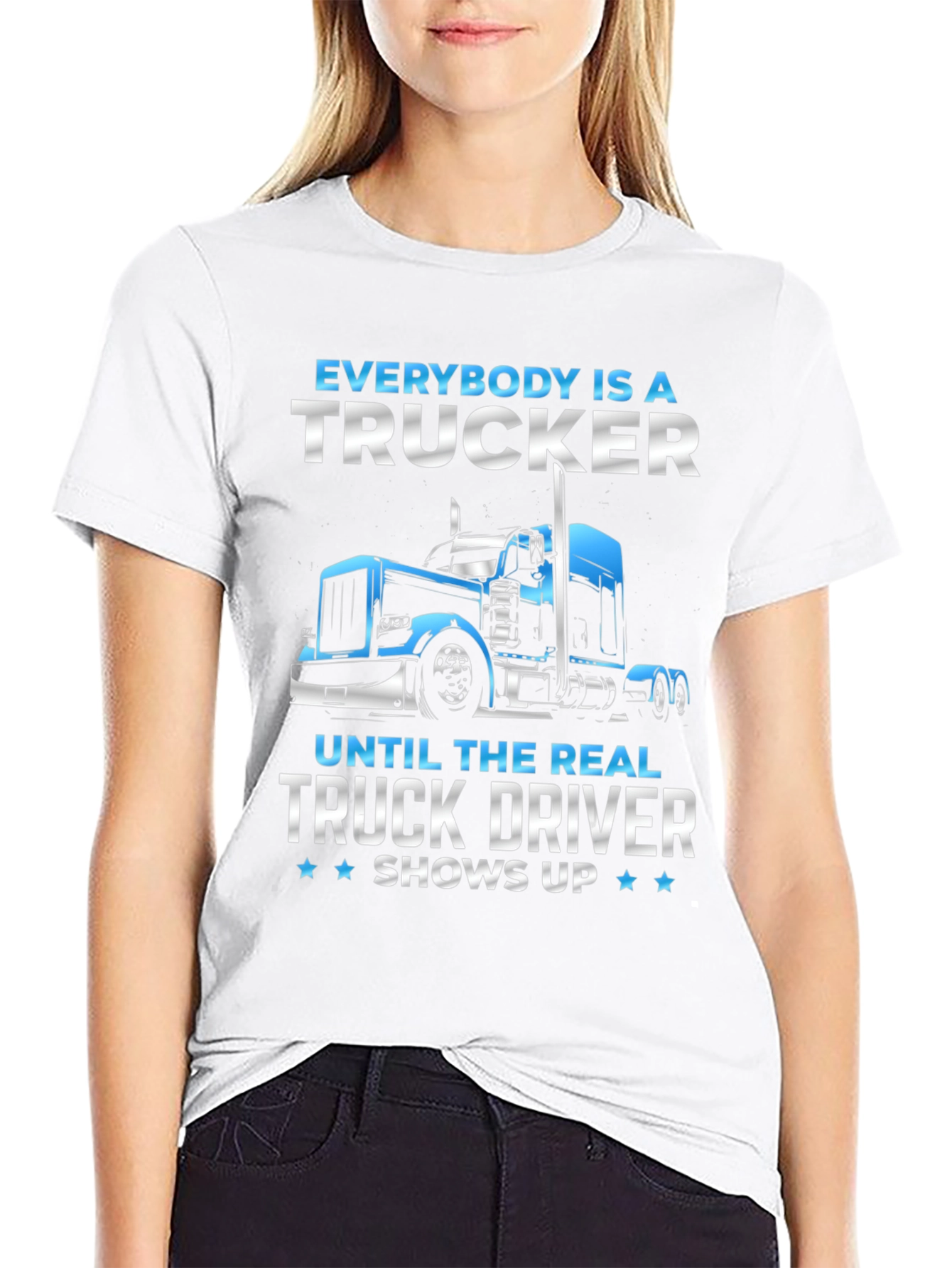 Trucker T-Shirt: Real Truck Driver Design