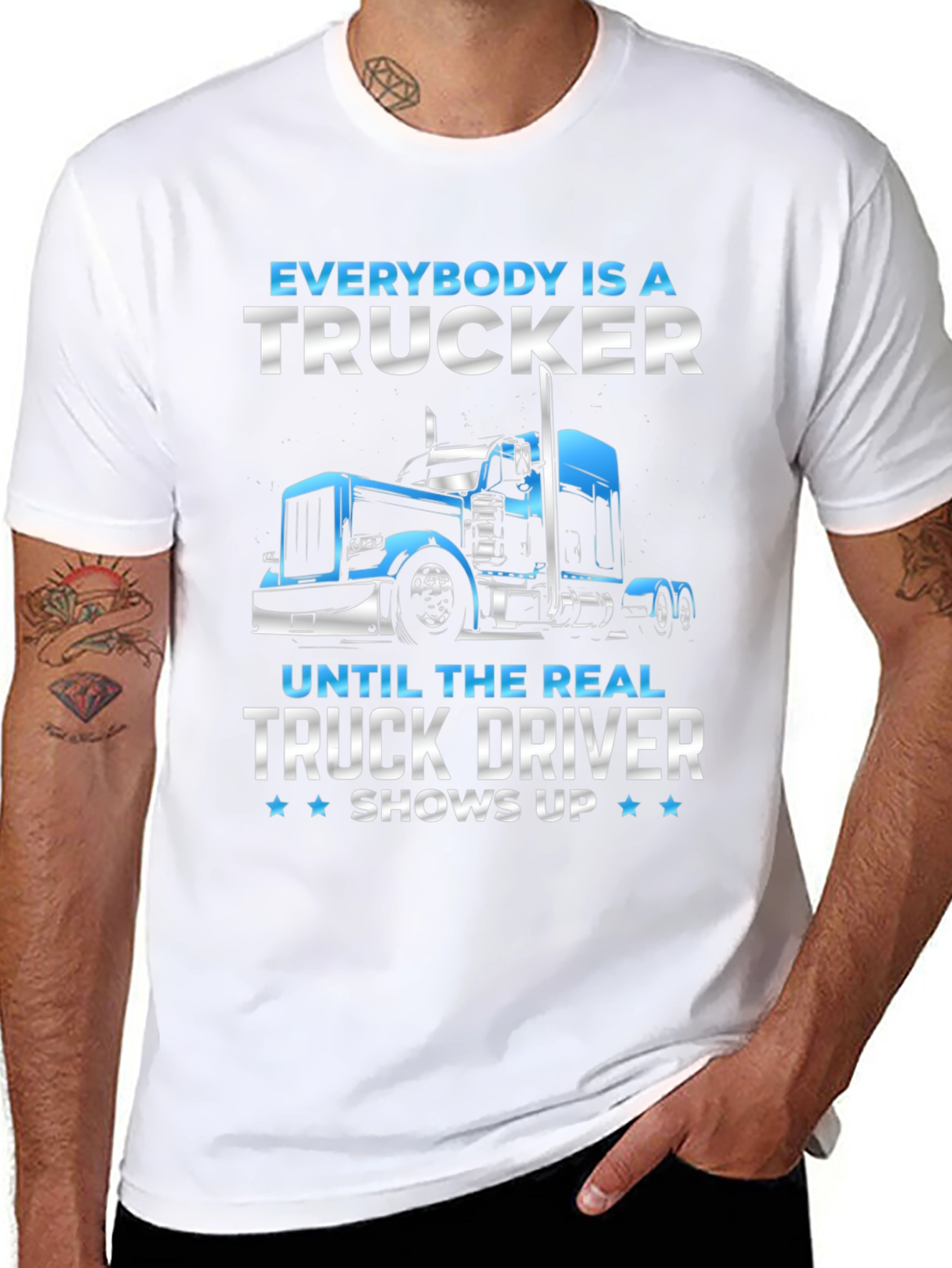 Trucker T-Shirt: Real Truck Driver Design
