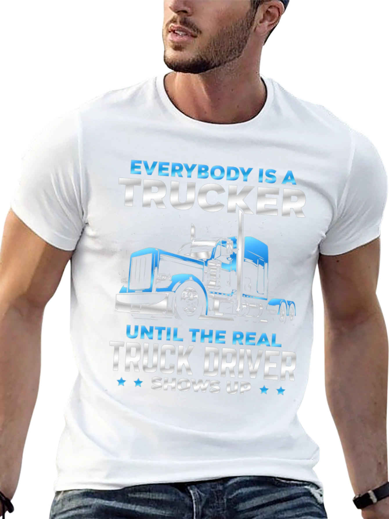 Trucker T-Shirt: Real Truck Driver Design