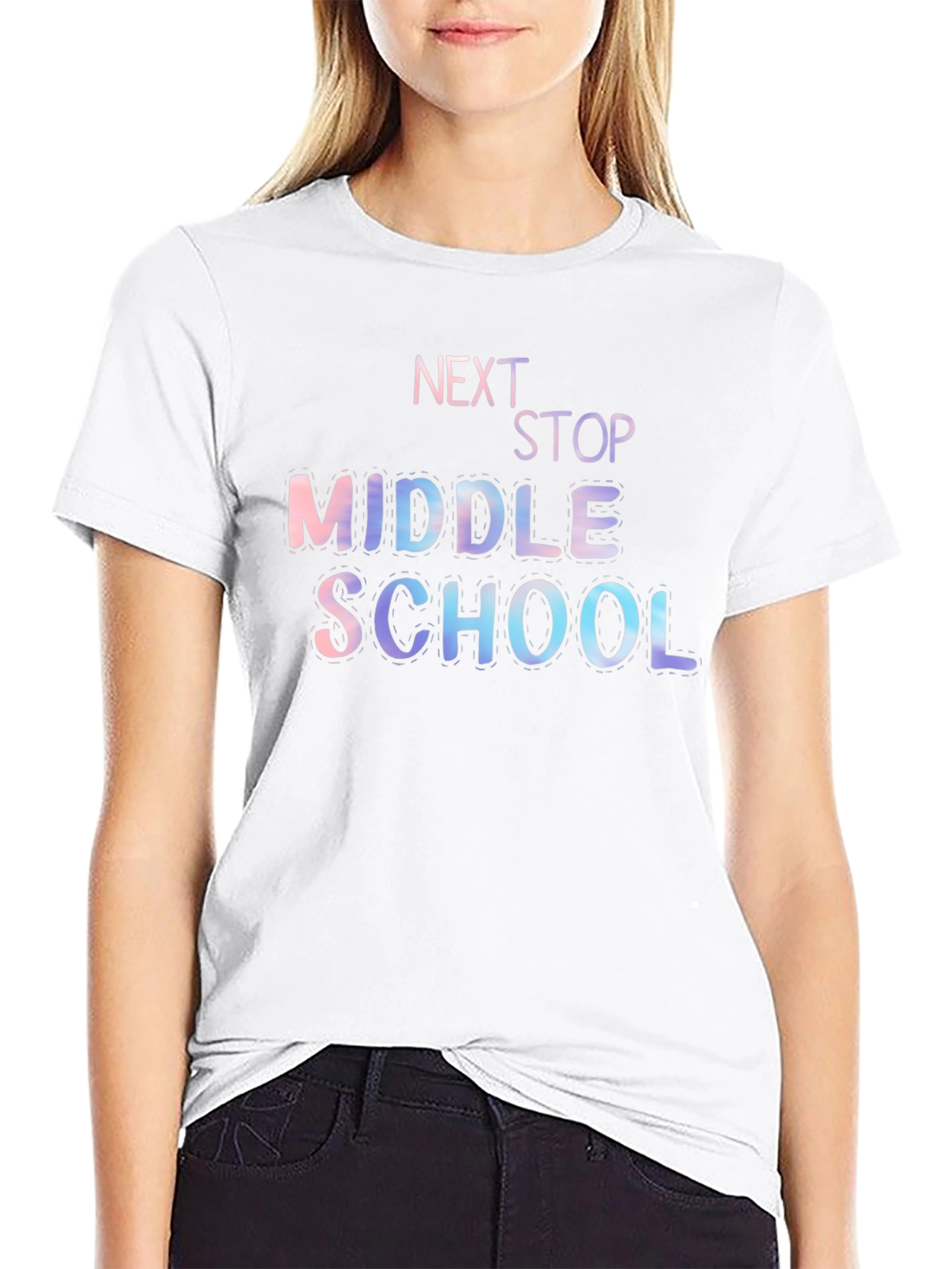 Next Stop Middle School Graphic Tee