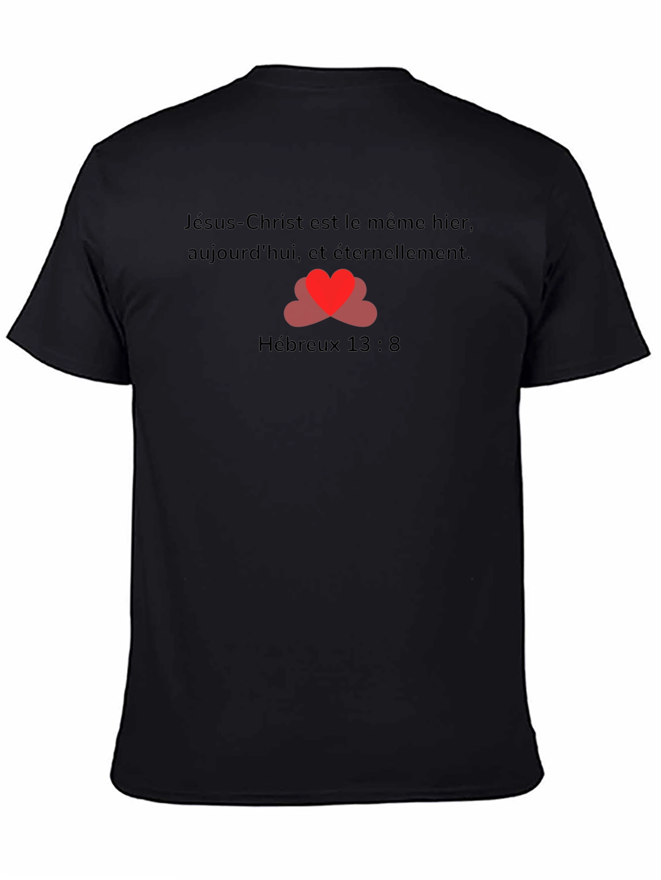 Faithful Heart T-Shirt - Jesus Christ Hebrews 13:8