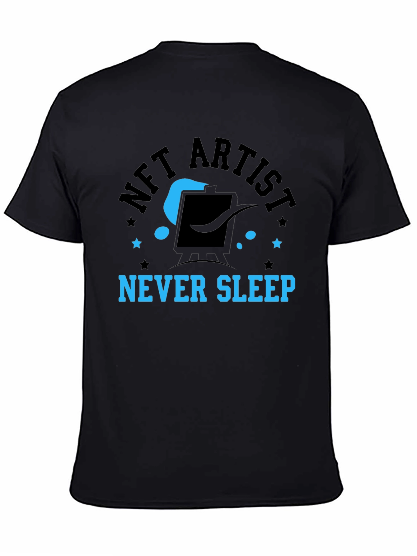 NFT Artist Never Sleep Black T-Shirt