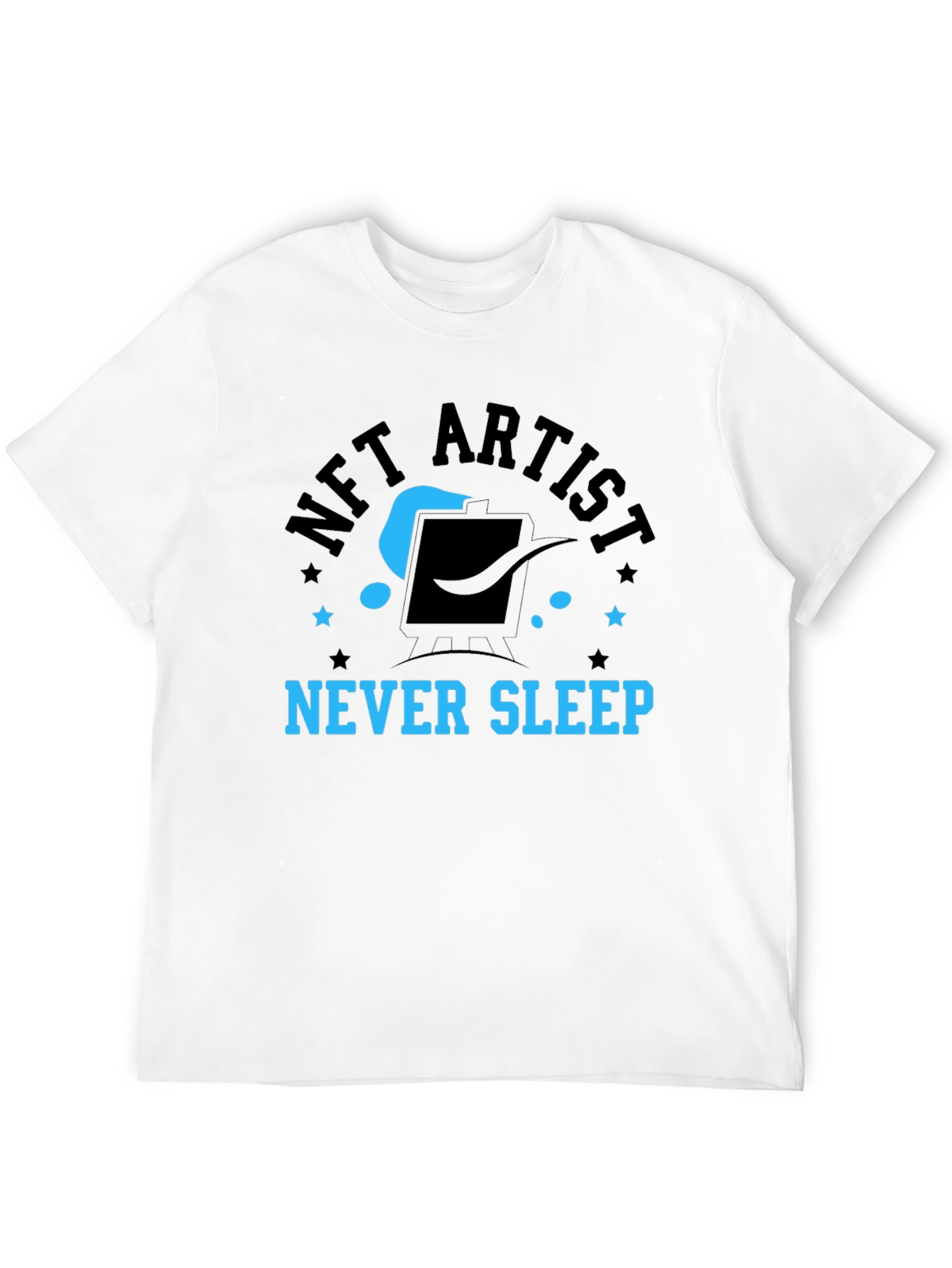 NFT Artist Never Sleep Black T-Shirt