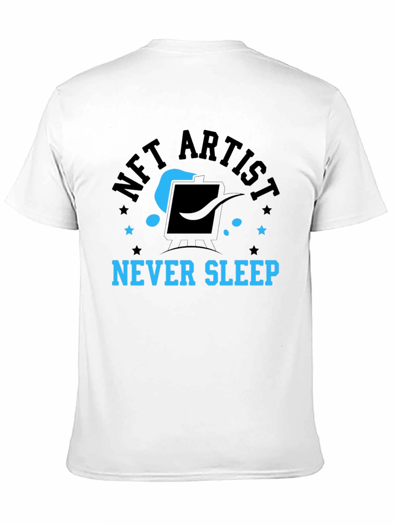 NFT Artist Never Sleep Black T-Shirt