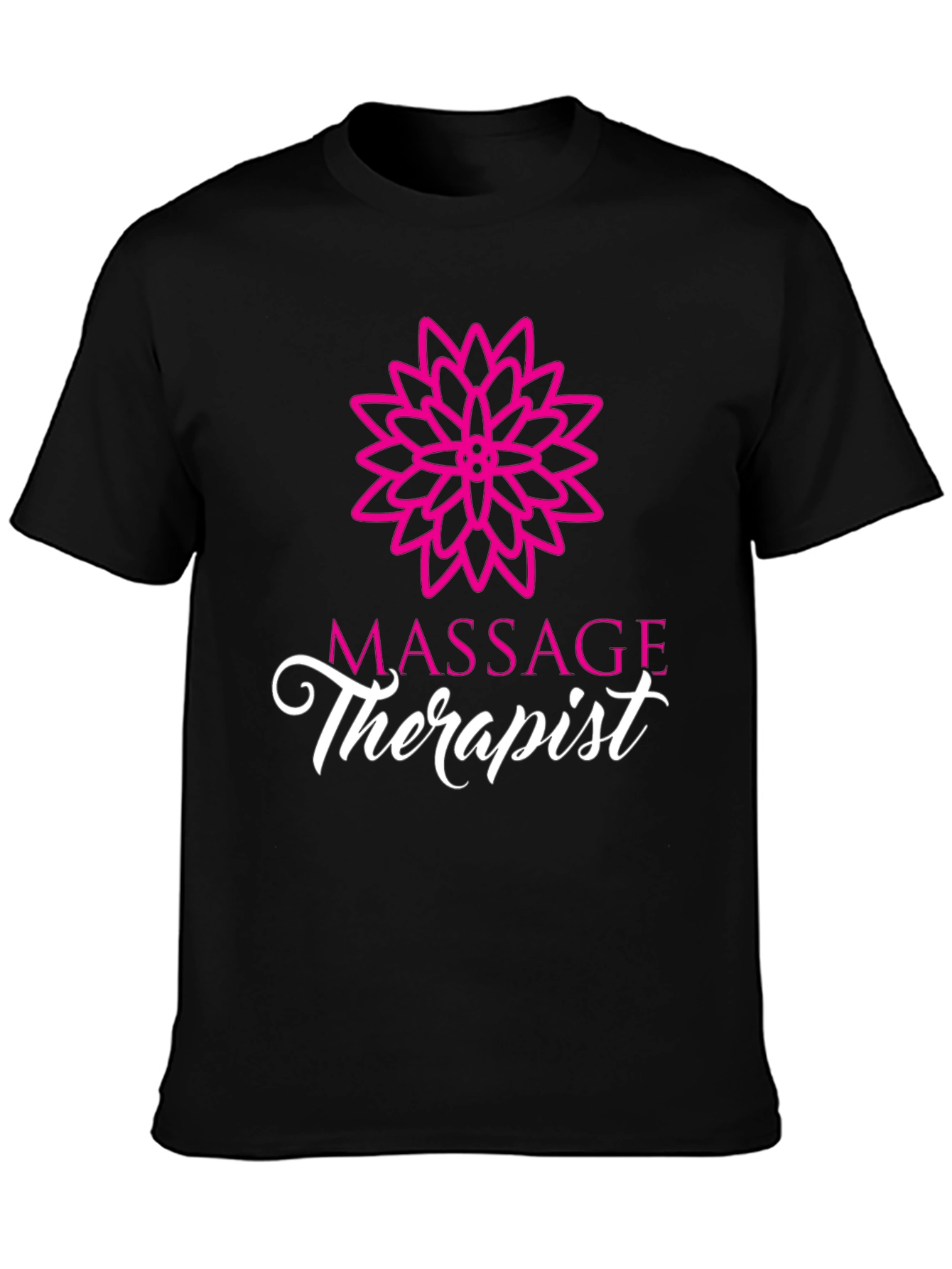 Massage Therapist Graphic Tee - Black