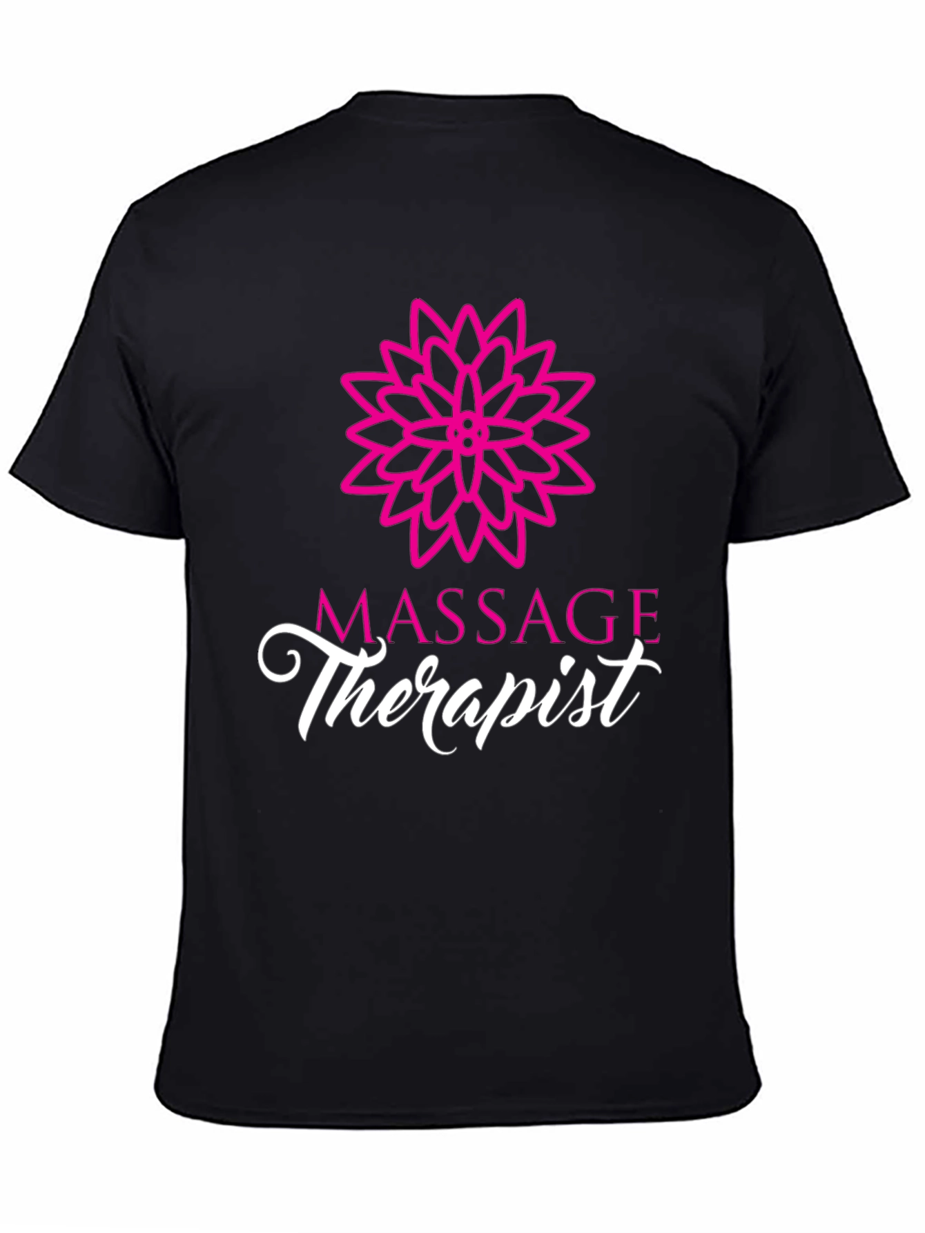 Massage Therapist Graphic Tee - Black
