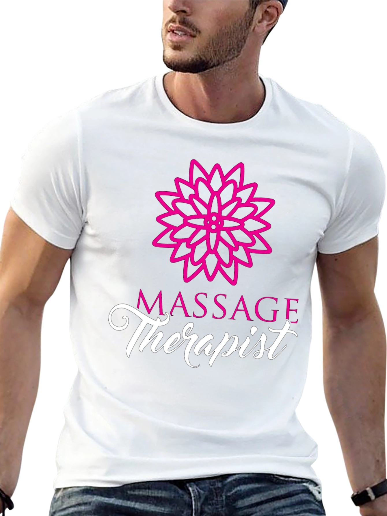 Massage Therapist Graphic Tee - Black
