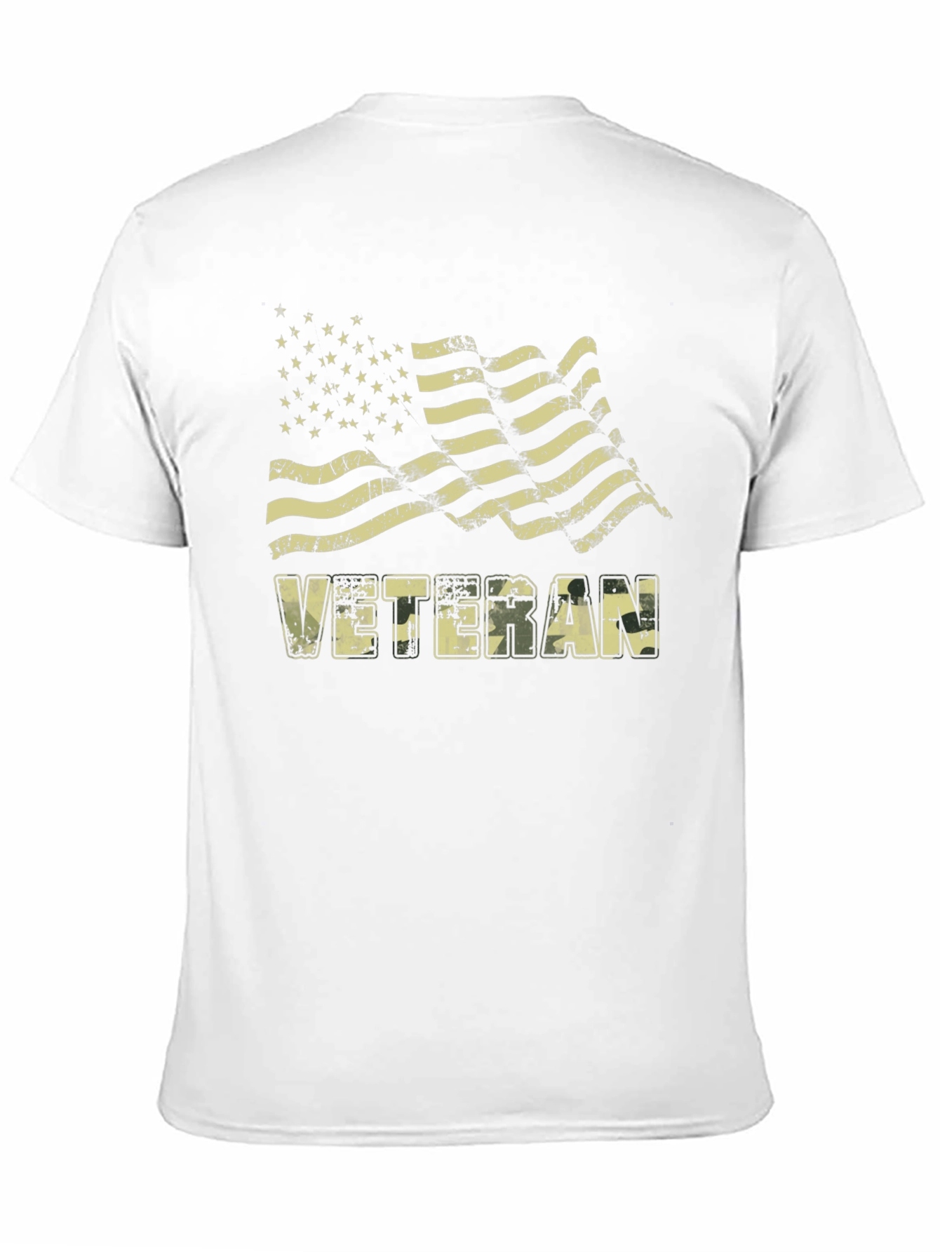 Veteran American Flag Graphic T-Shirt