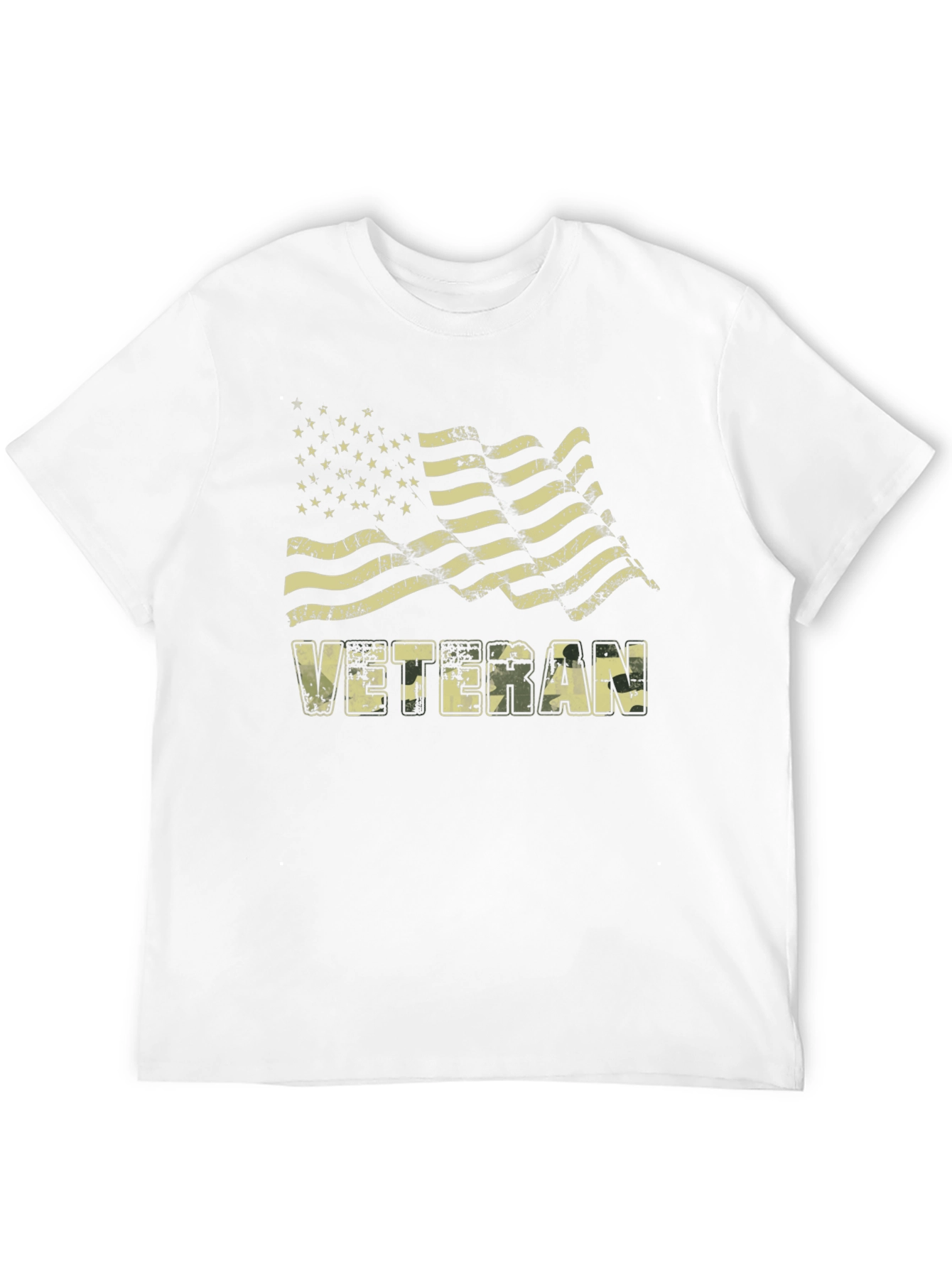 Veteran American Flag Graphic T-Shirt