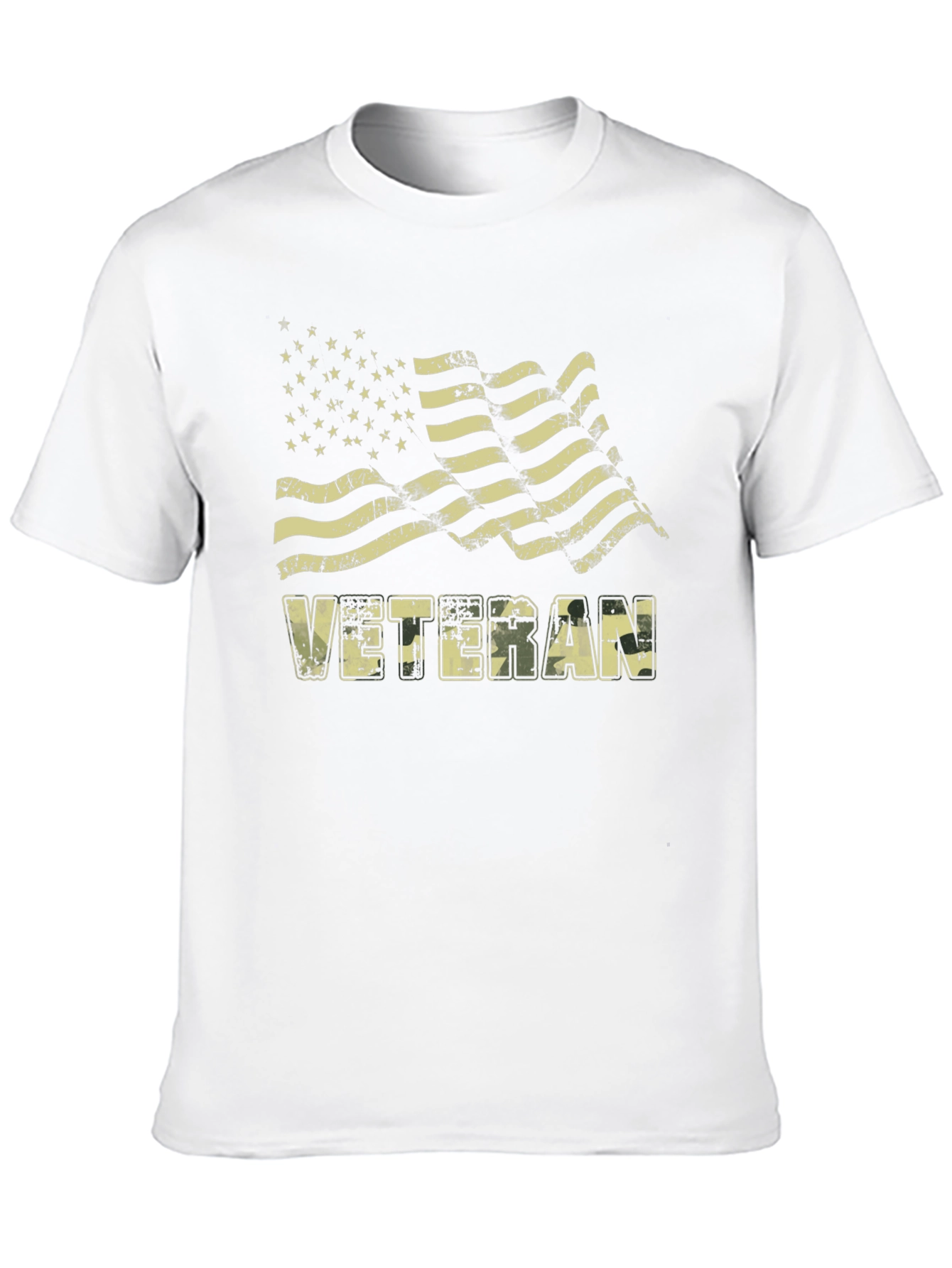 Veteran American Flag Graphic T-Shirt