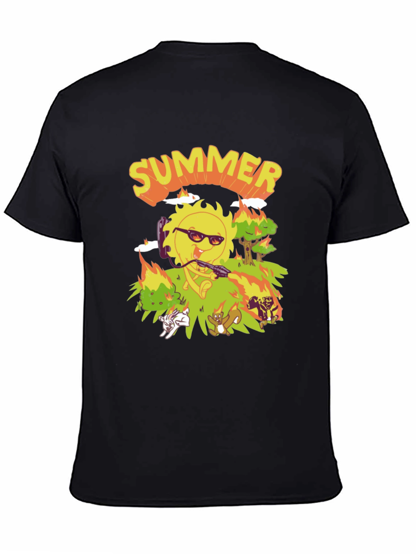 Summer T-Shirt - Cartoon Graphic Tee