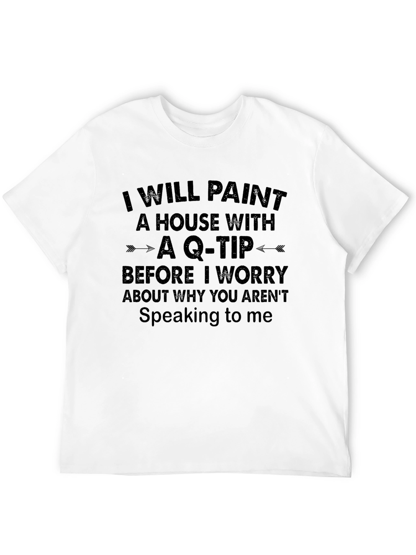 Funny Q-Tip Painter Graphic T-Shirt