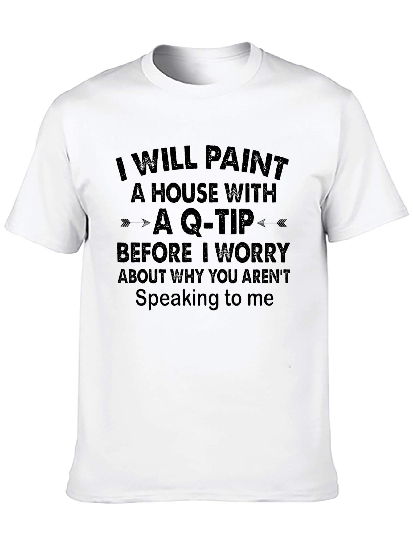 Funny Q-Tip Painter Graphic T-Shirt