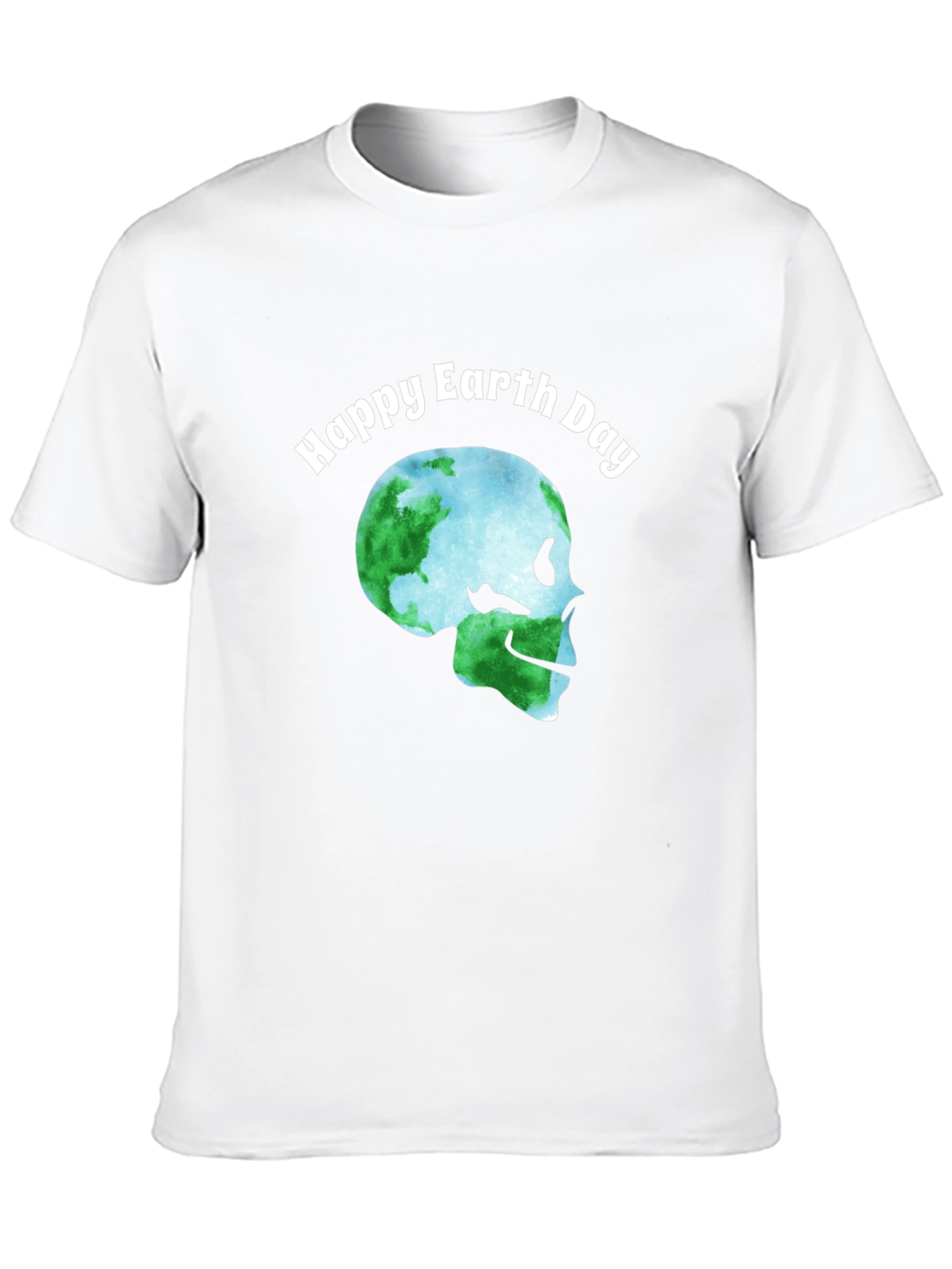 Happy Earth Day Skull T-Shirt