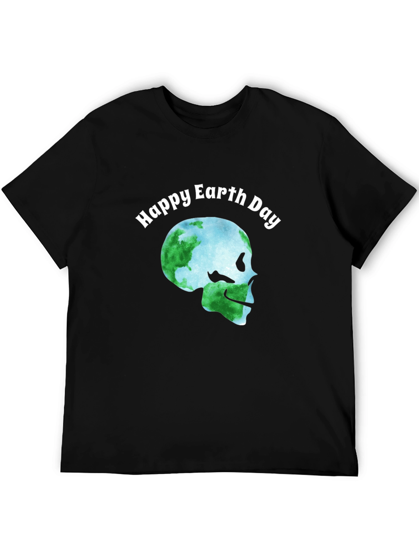 Happy Earth Day Skull T-Shirt