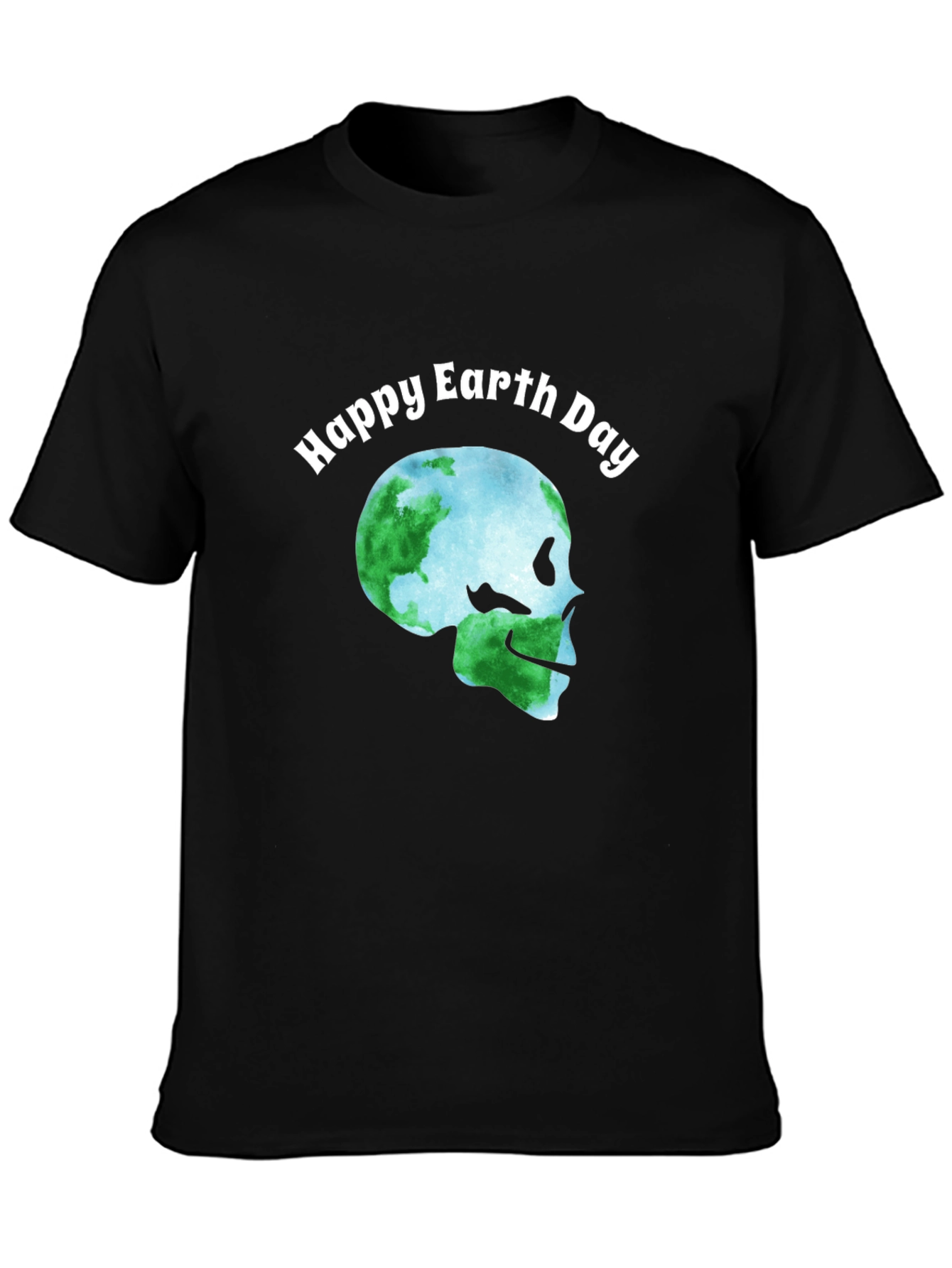Happy Earth Day Skull T-Shirt