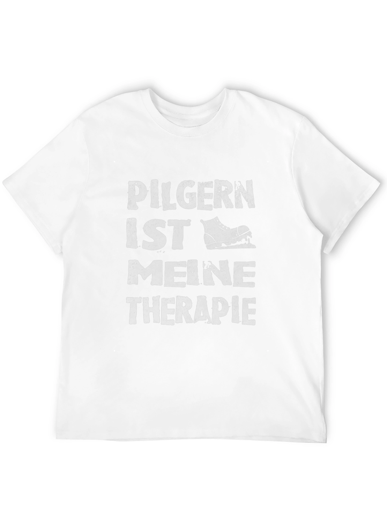 Pilgern Ist Meine Therapie T-Shirt Hiking Pilgrimage Therapy
