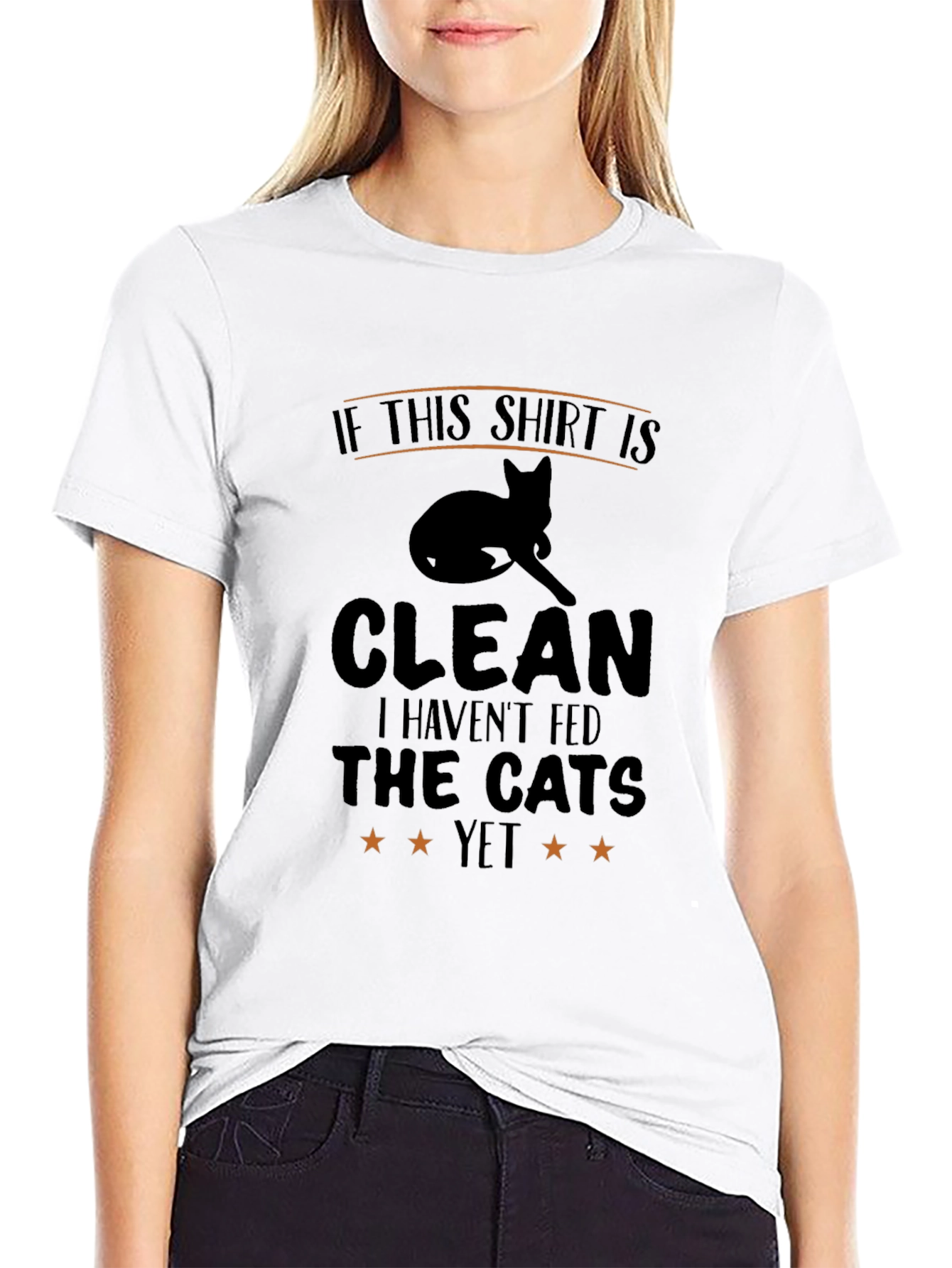 Funny Cat Lover T-Shirt: If This Shirt Is Clean